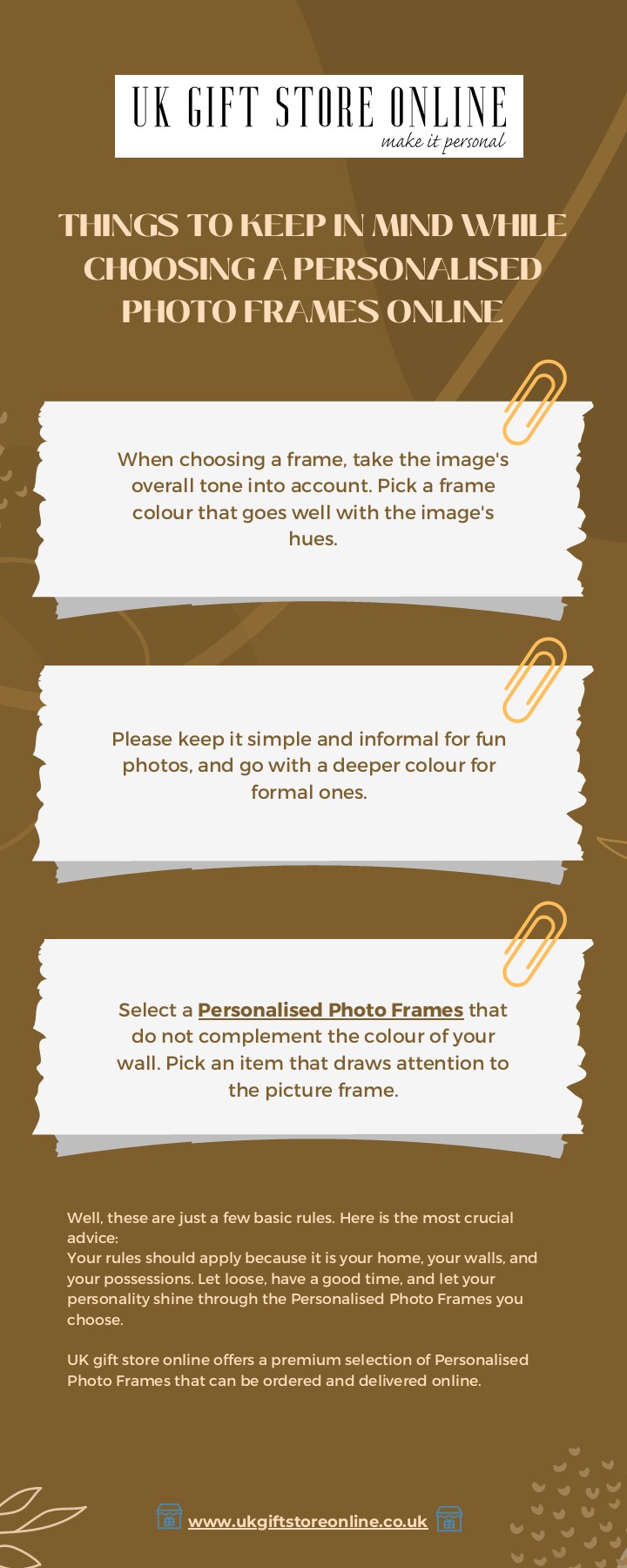 Things To Keep In Mind While Choosing A Personalised Photo Frames