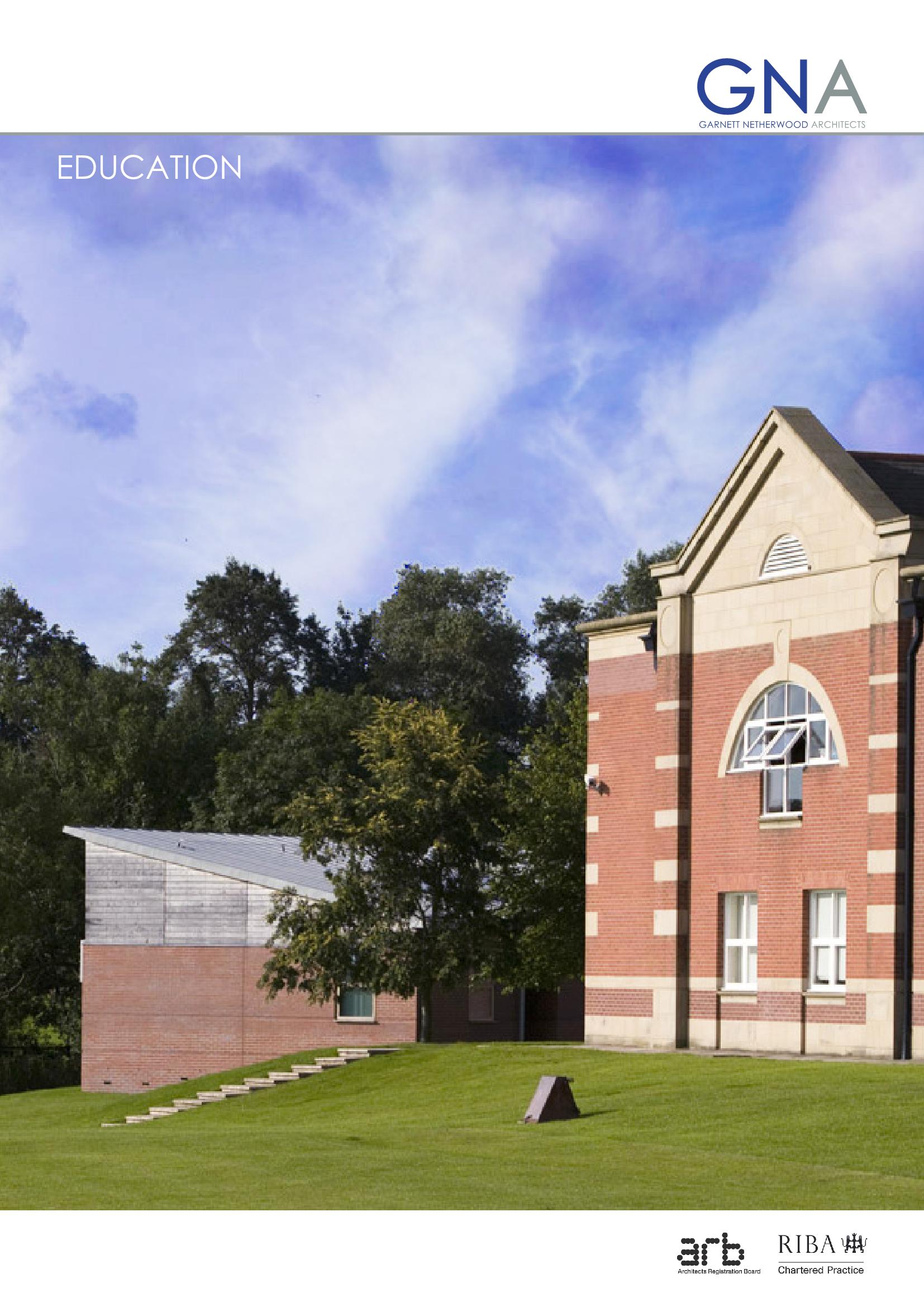 Netherwood Architects Education Brochure Netherwood