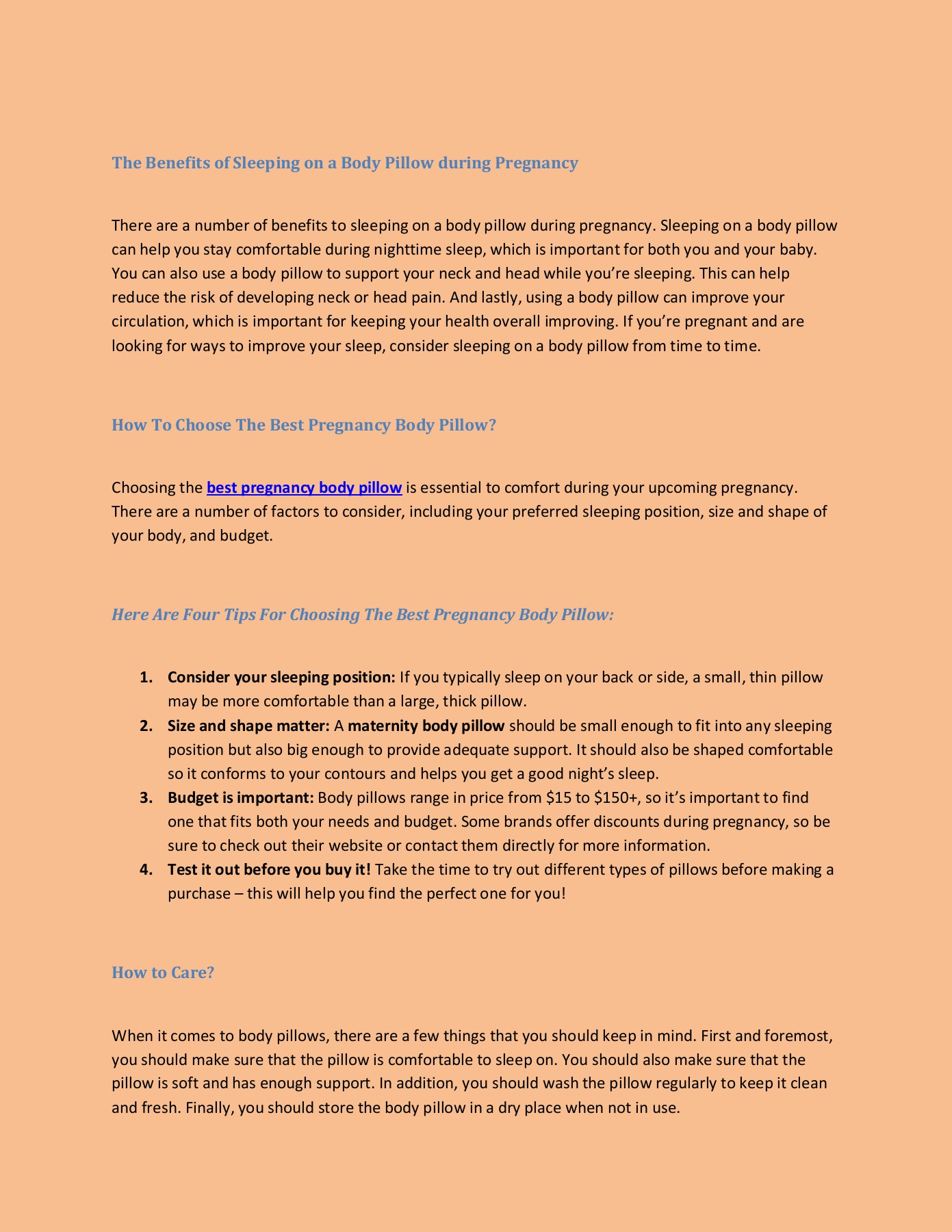 How To Use A Body Pillow During Pregnancy Justin Tyler Page 3