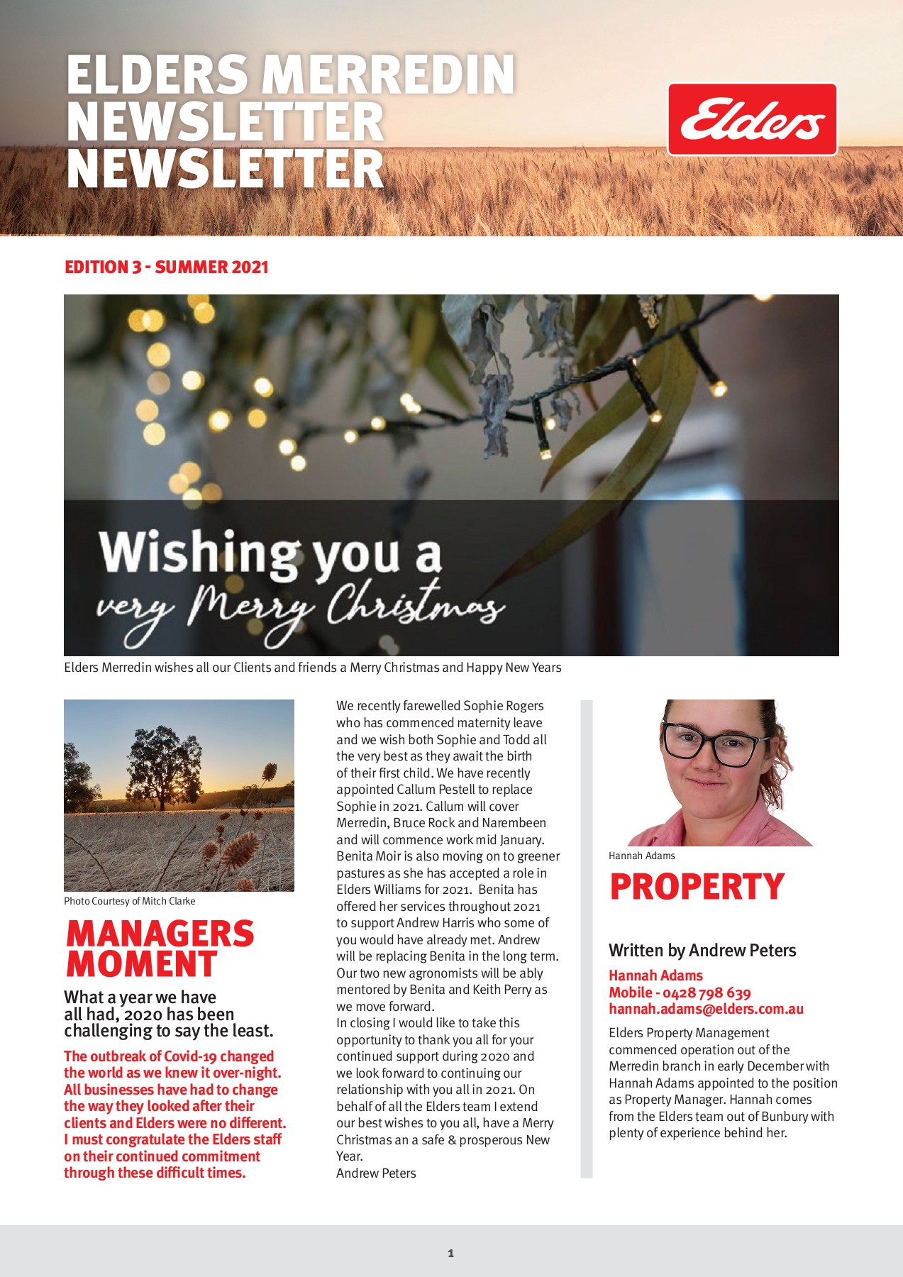 Summer Edition Elders Merredin alannah.richards Page 1 4 Flip PDF Online PubHTML5