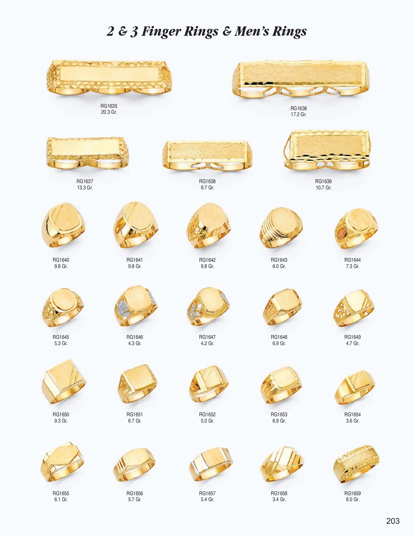 Torres Omar Jewelers Catalog Vol 11 hector Page 203 Flip PDF