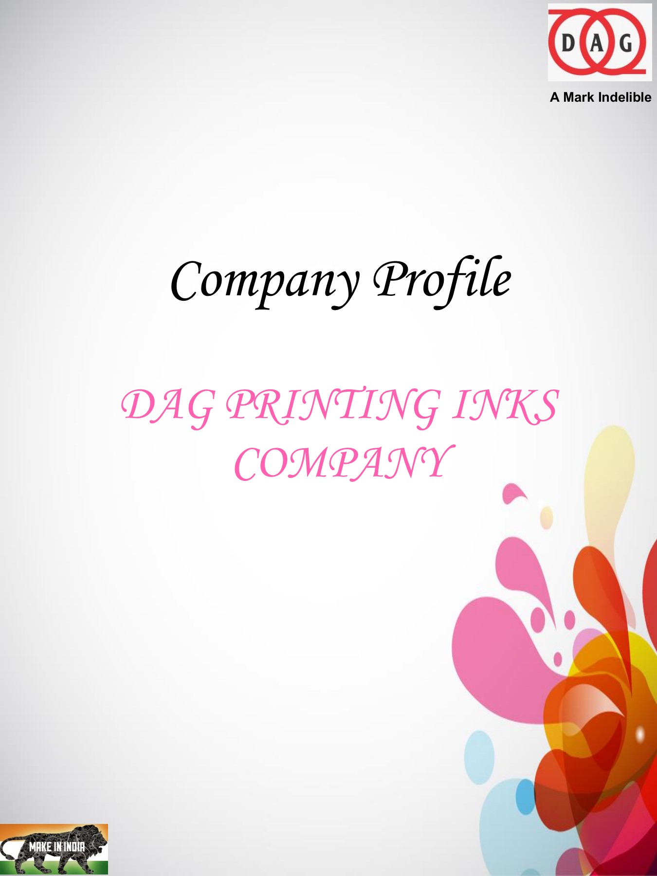 DAG COMPANY PROFILE uploadedstuff100 Page 1 20 Flip PDF Online