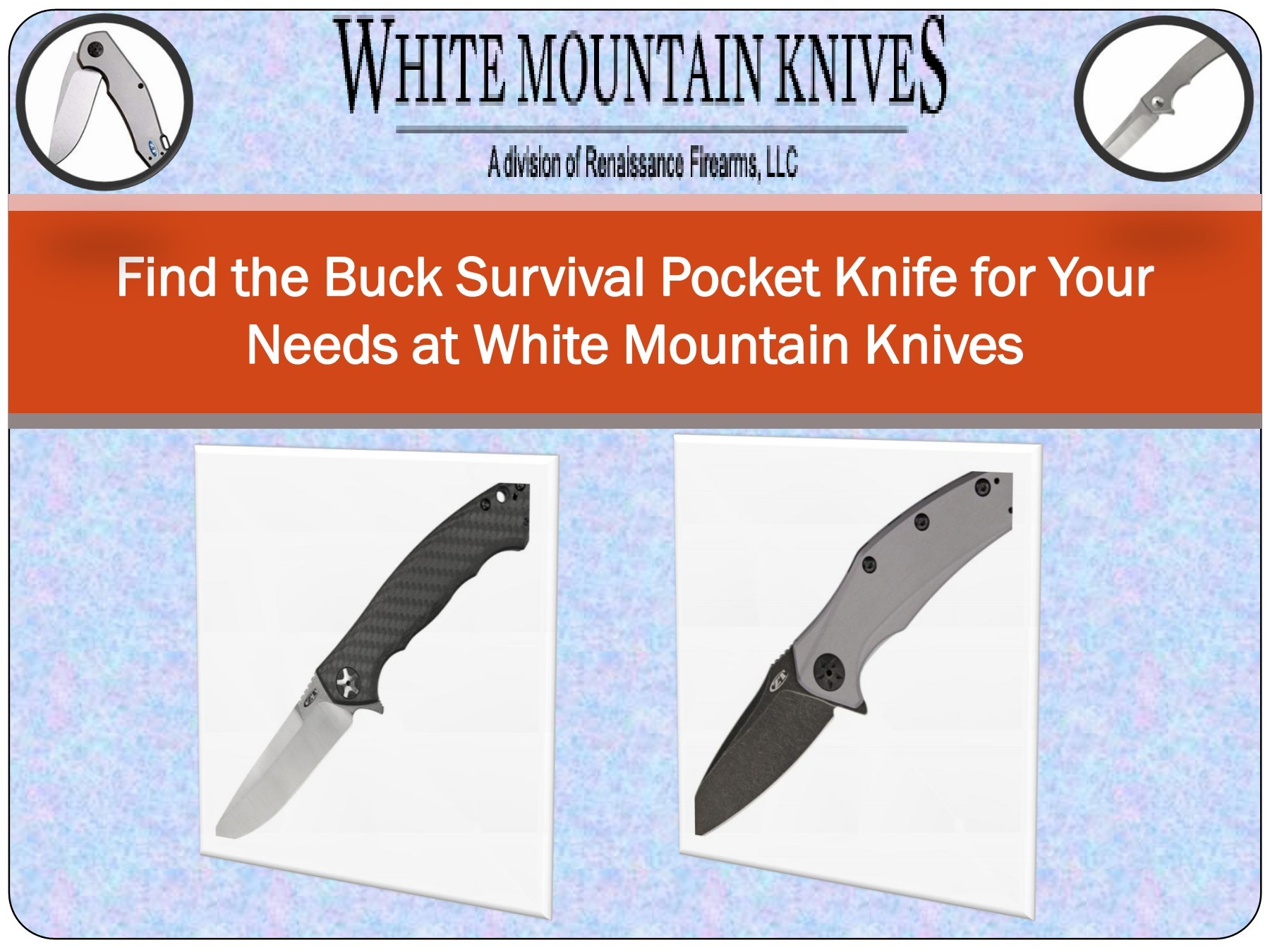 Find the Buck Survival Pocket Knife for Your Needs at White Mountain