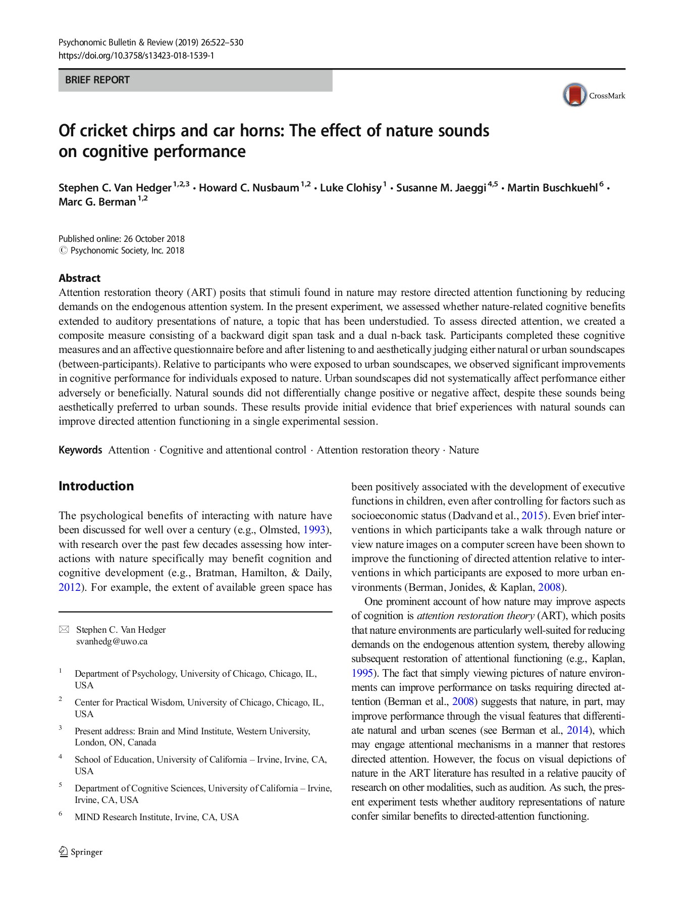 Article Of Cricket Chirps And Car Horns Jasinda Page 1 Flip PDF