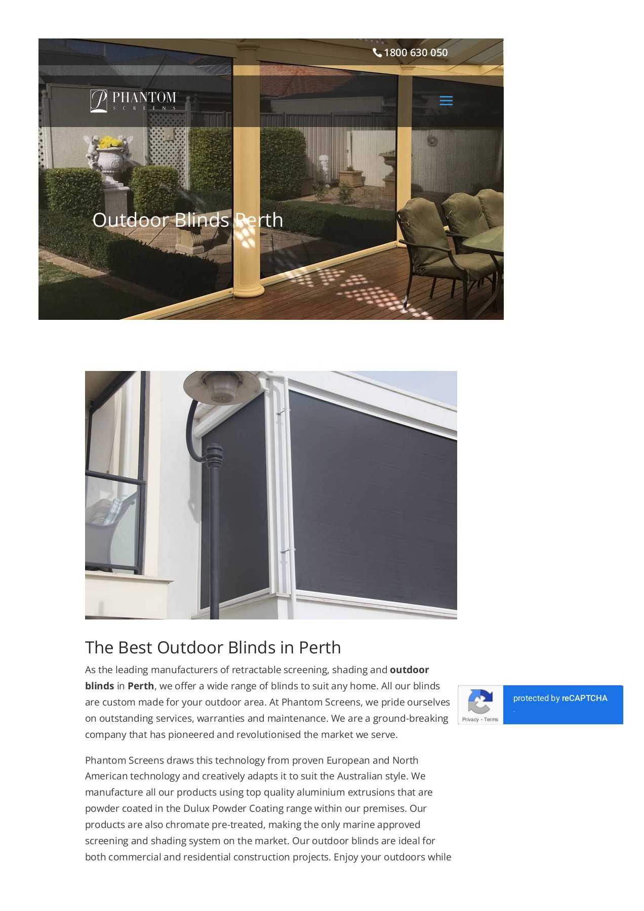 Outdoor Blinds Perth Phantom Screens Page 1 5 Flip PDF Online