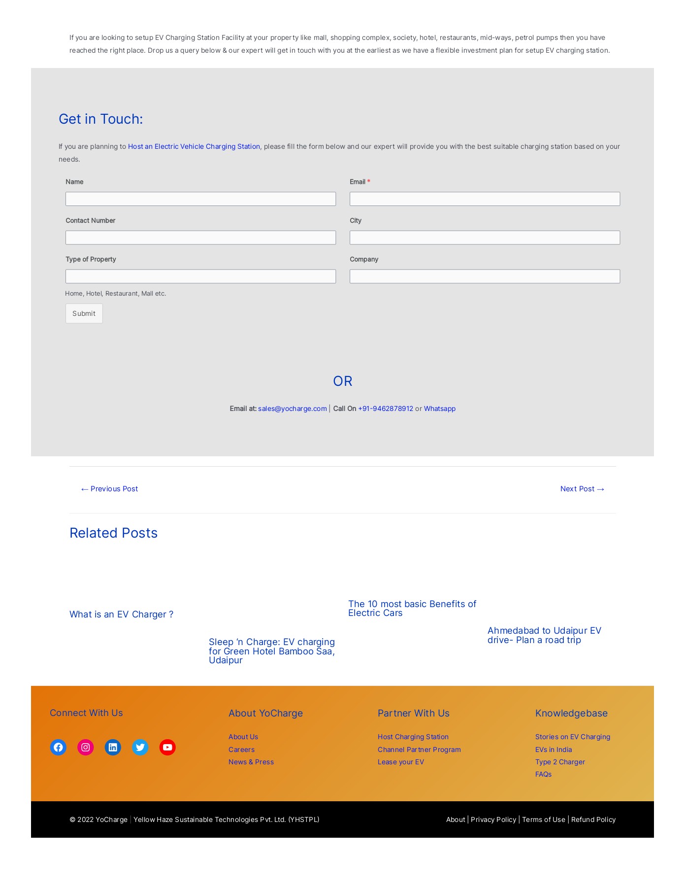 How to Setup an EV Charging Station in India? YoCharge YoCharge