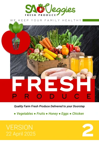 SA VEGGIES FRESH PRODUCE CATALOG - VERSION 2 (21 March 2025)