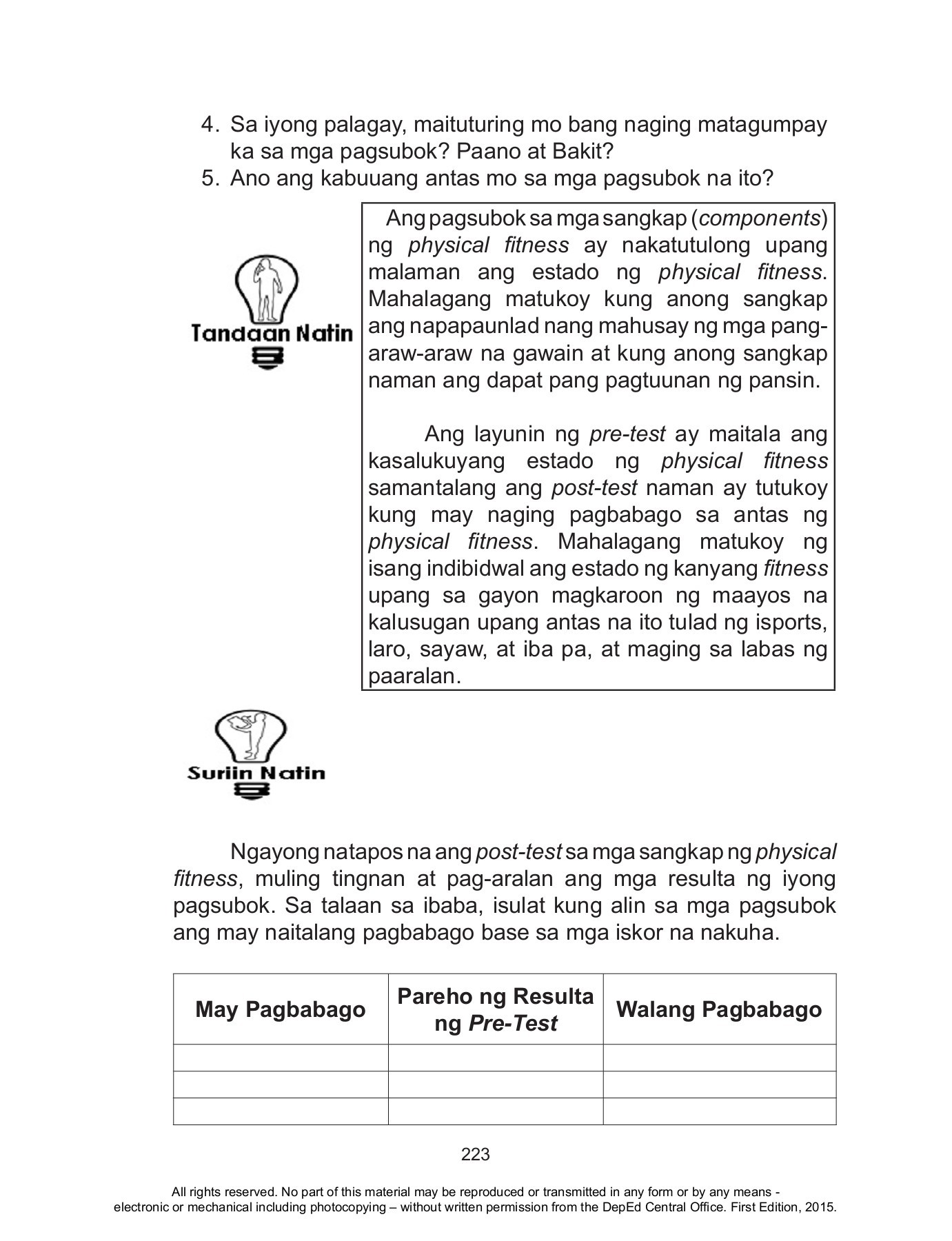 Physical Education Grade 4 - Palawan BlogOn - Page 214 | Flip PDF