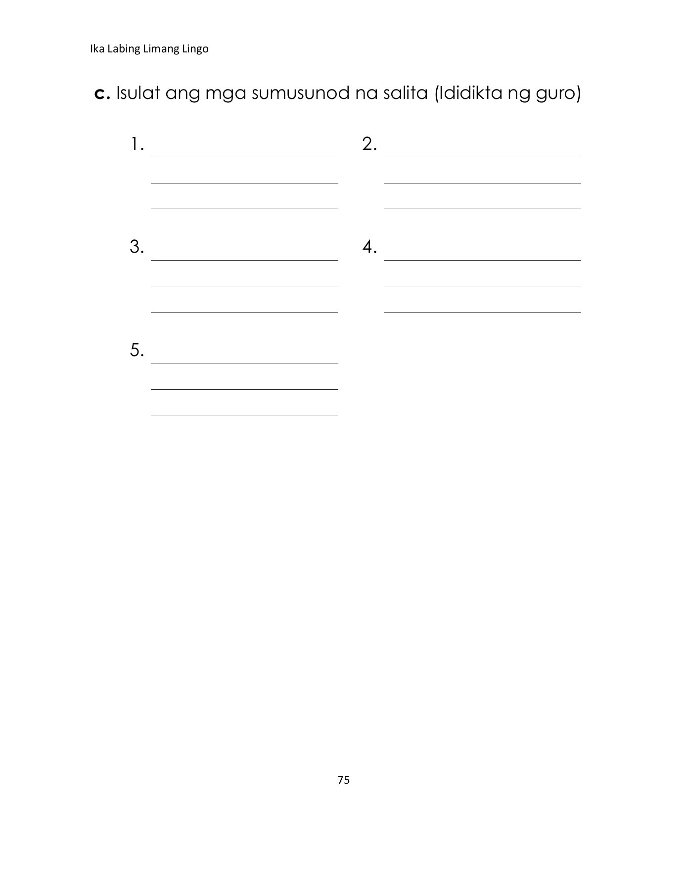 Mother Tongue Grade 1 Palawan BlogOn Page 94 Flip PDF Online 