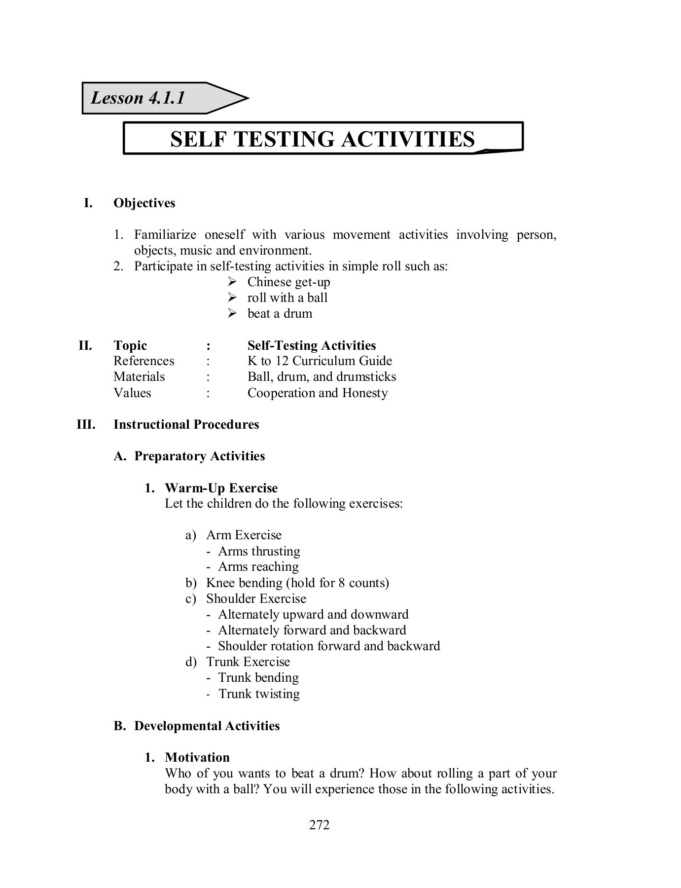 Physical Education Grade 2 - Palawan BlogOn - Page 122 | Flip PDF