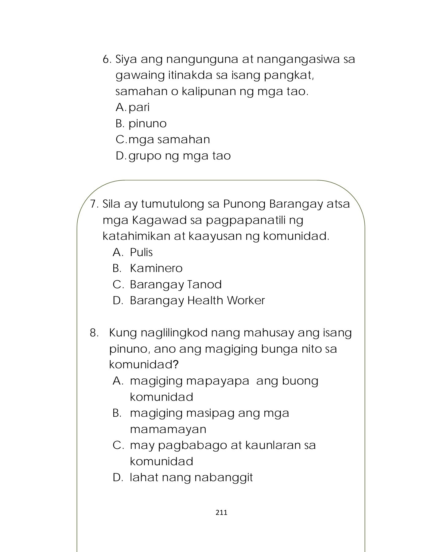 Araling Panlipunan Grade 2 Palawan BlogOn Pahina 221 Online na