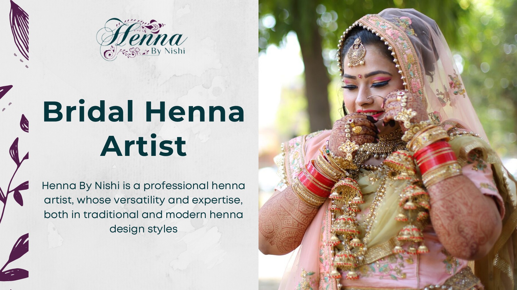 Bridal Henna Artist in Abu Dhabi Henna By Nishi Henna By Nishi