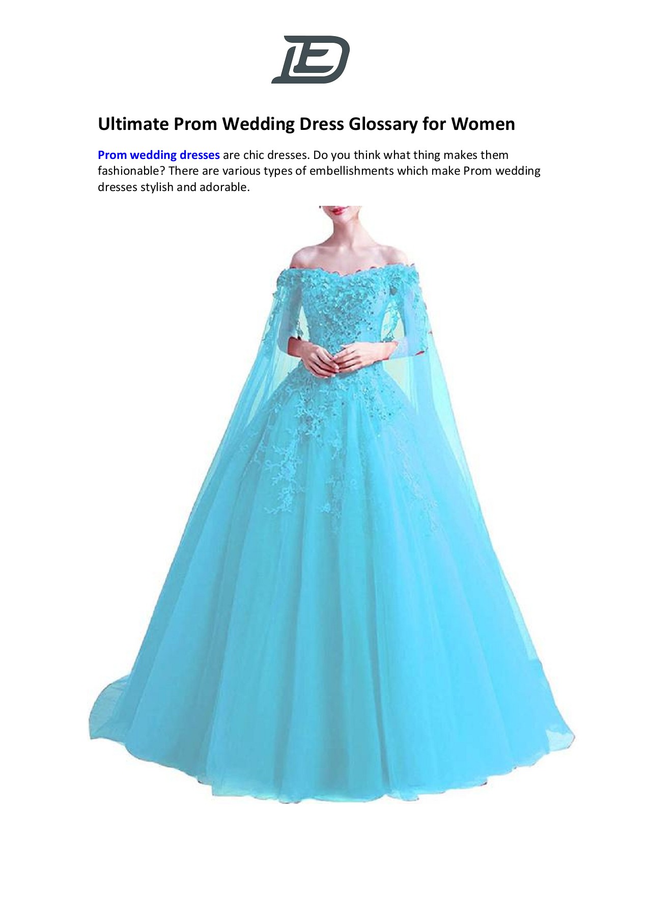 Ultimate Prom Wedding Dress Glossary for Women E Digiland Page 1