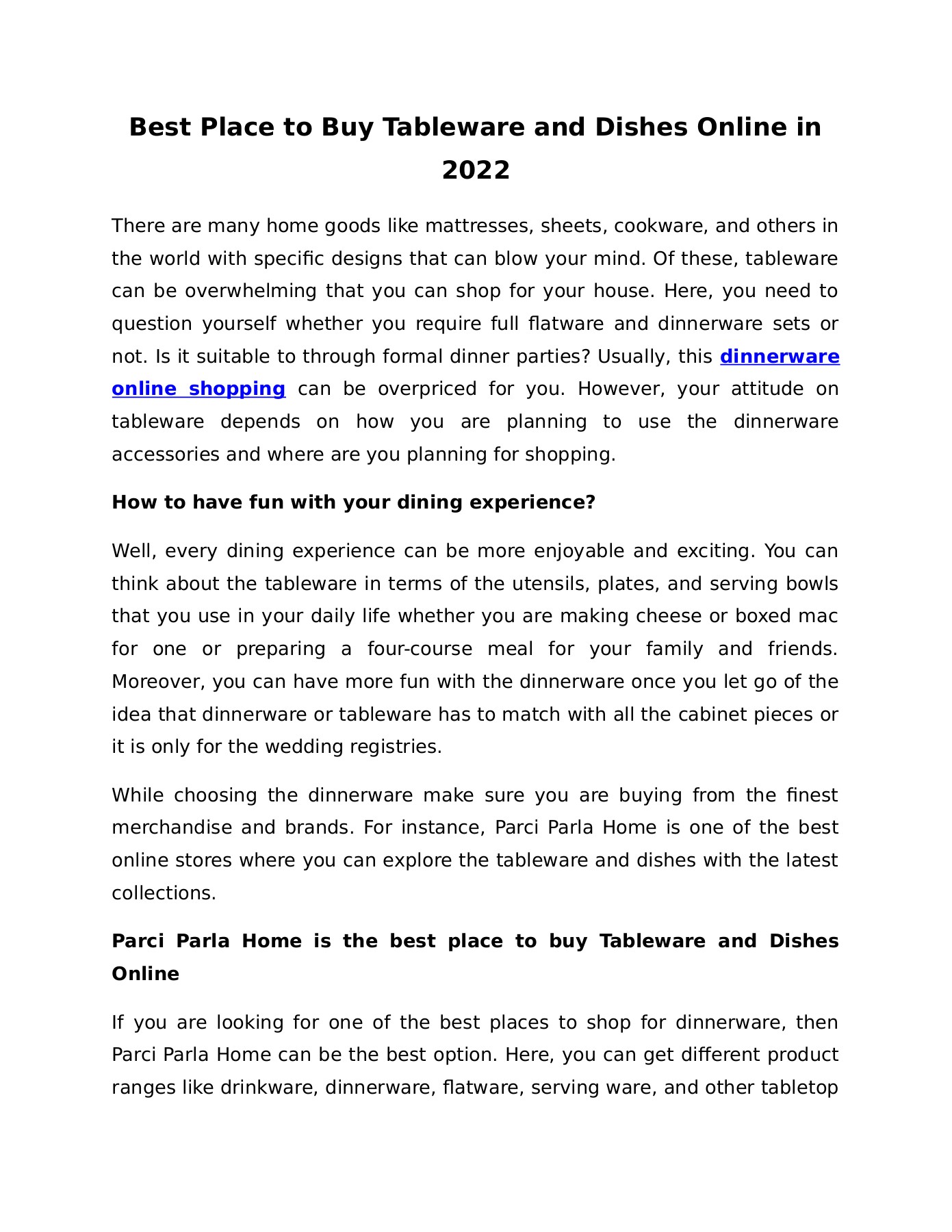 Best Places to Buy Tableware and Dishes Online in 2022 Parci Parla