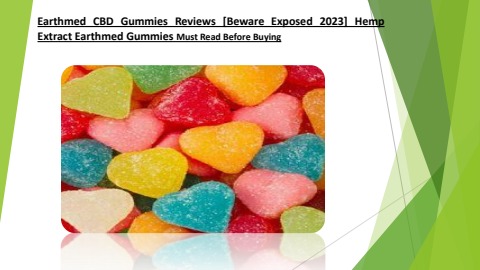Earth Med CBD Gummies REVIEWS Scam OR Legit Ingredients Price & Where to Buy “Earthmed CBD Gummies”?
