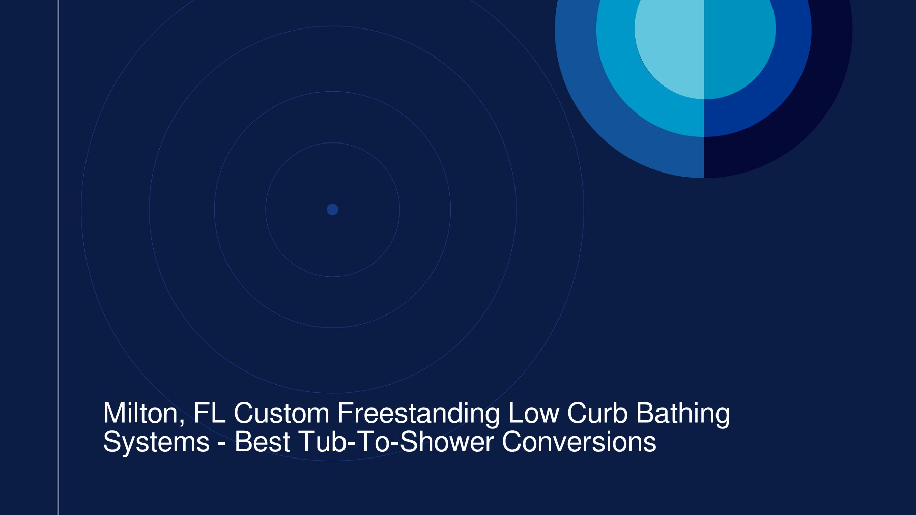Milton, FL Custom Freestanding Low Curb Bathing Systems Best TubTo