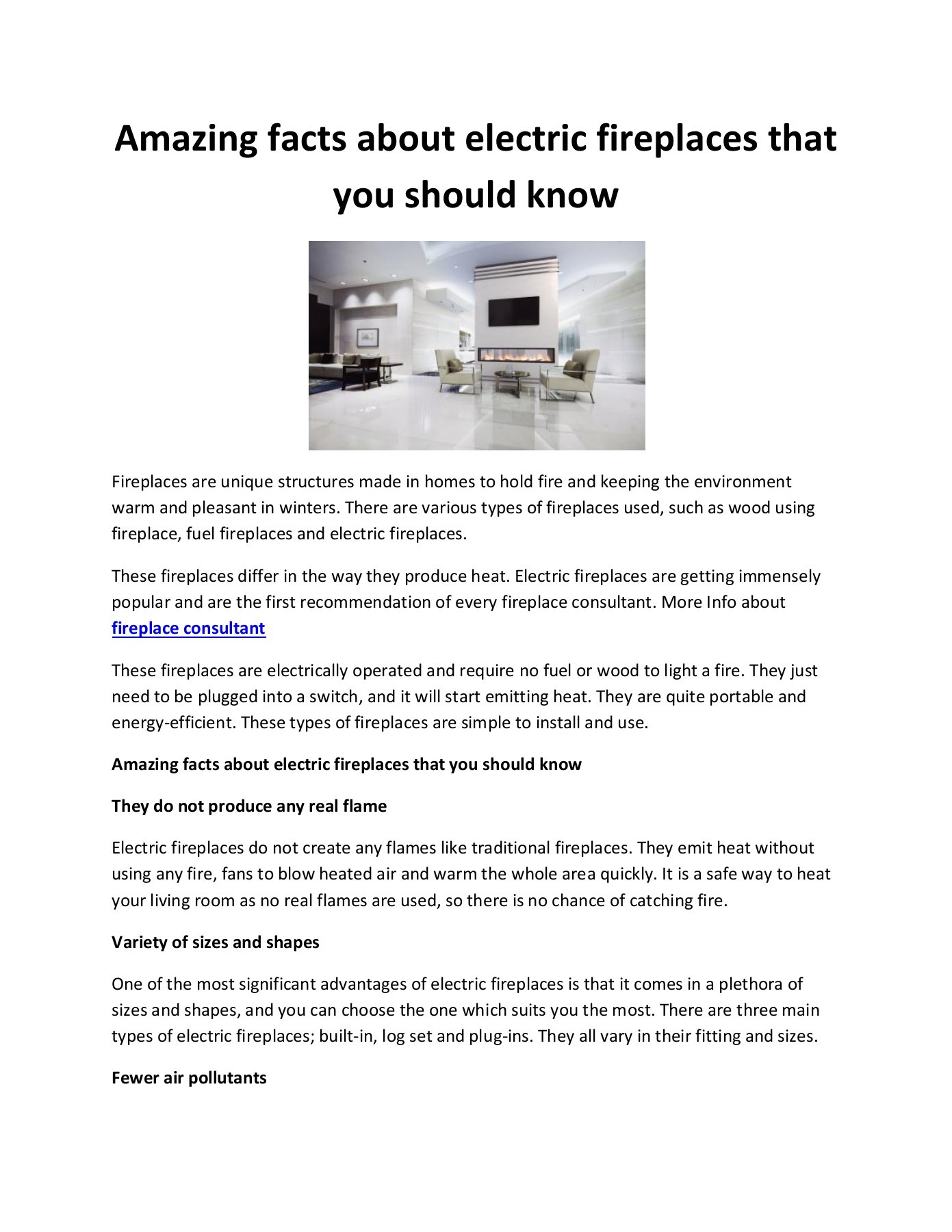 Amazingfactsaboutelectricfireplacesthatyoushouldknow derisess