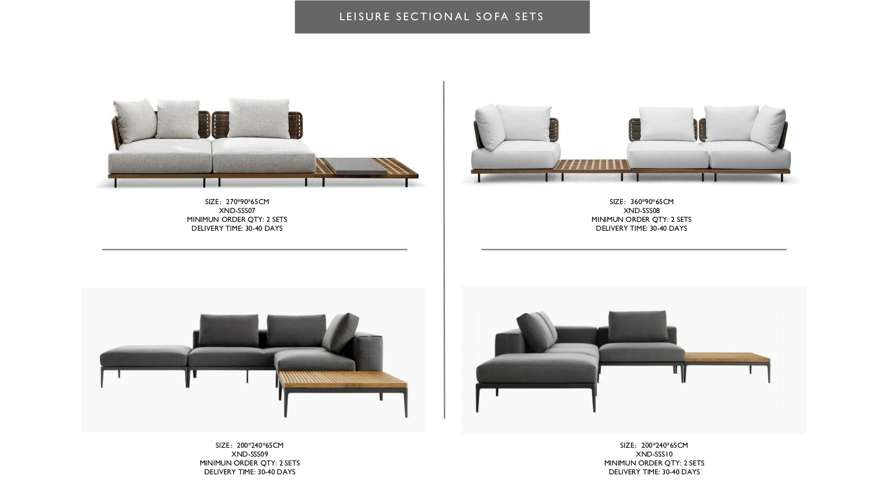 XANADU OUTDOOR FURNIURE CATALOG 2023 819194270 Page 5 Flip PDF
