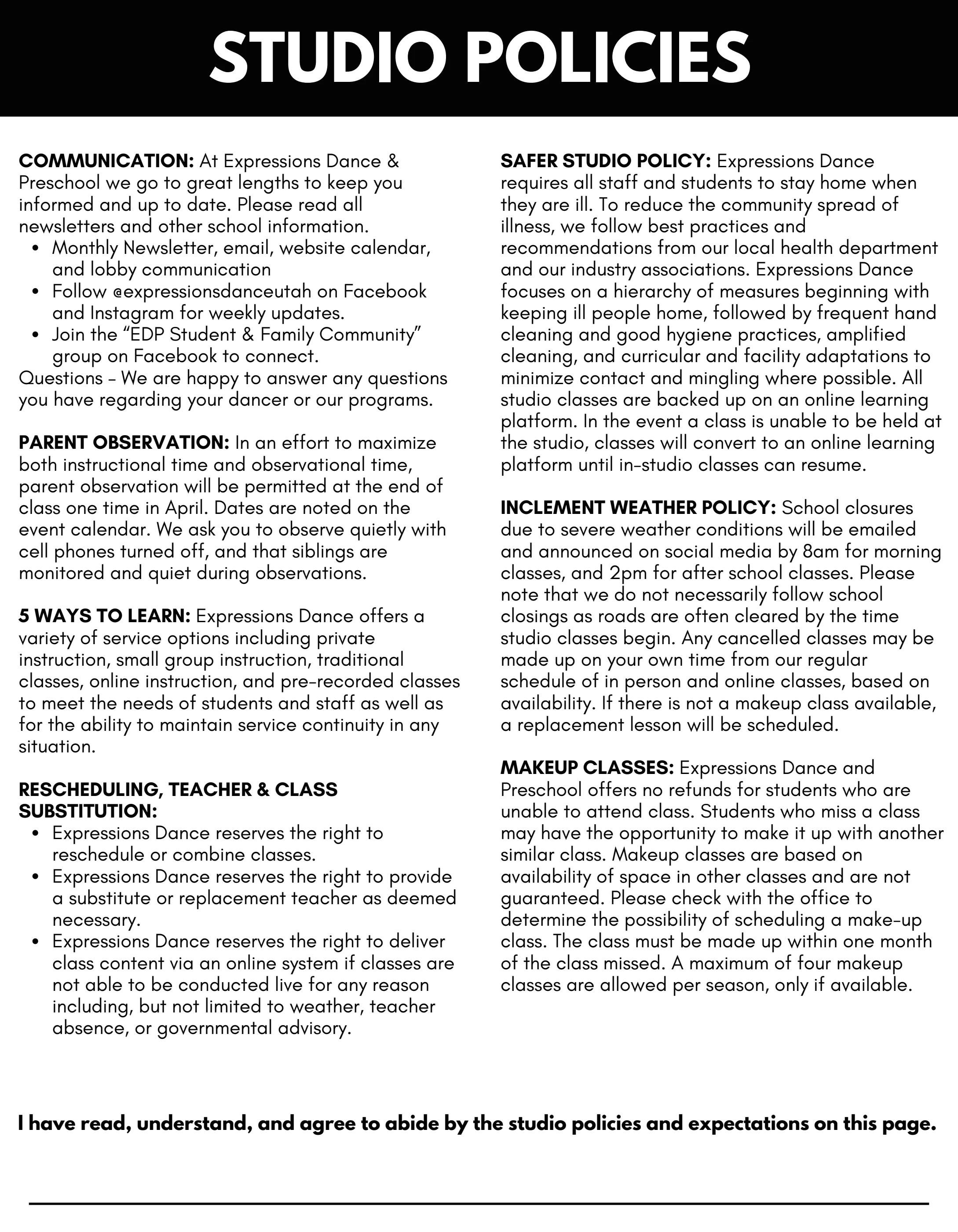 Expressions Dance Member Guide 2025-26 - amysimkins - Page 7 | Flip PDF ...