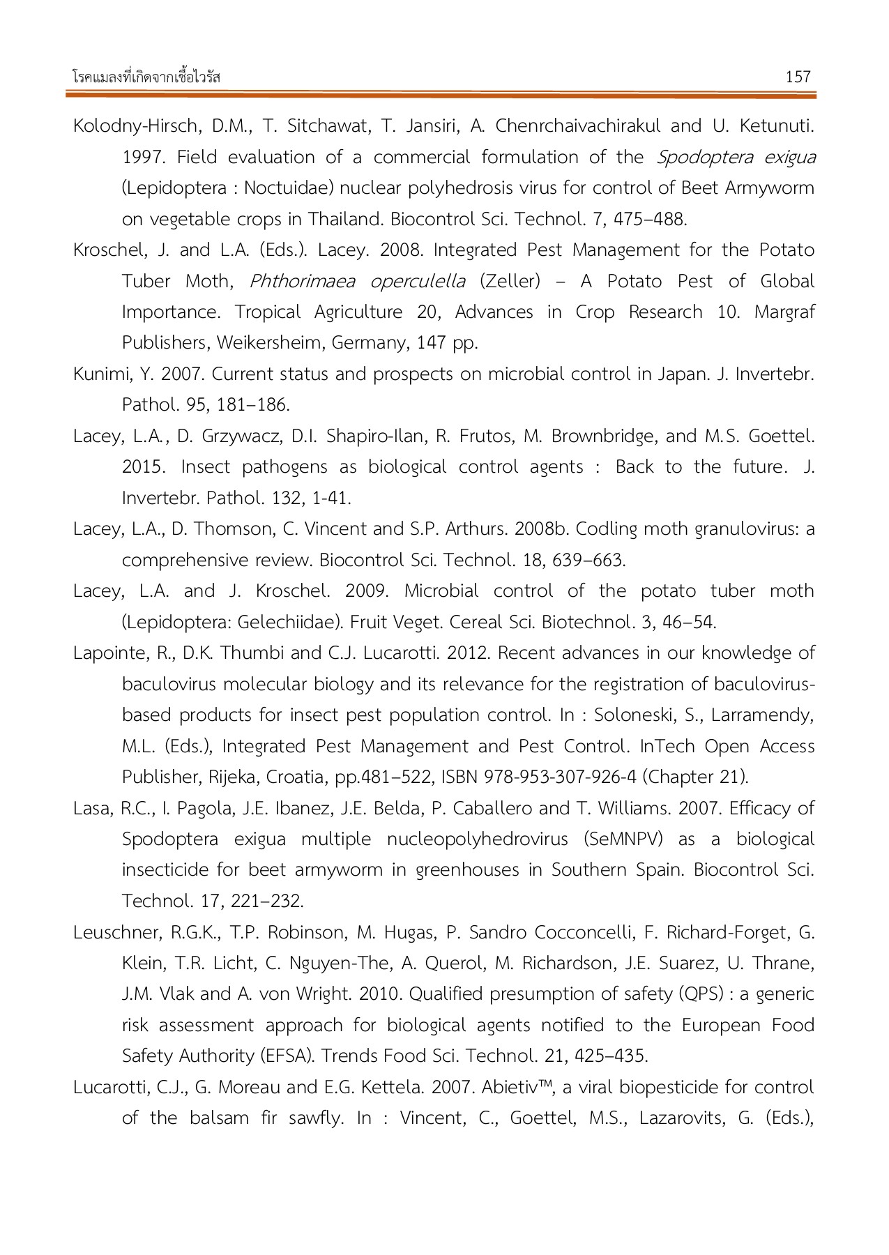 Insect Pathology Sineenuch K. Sanserm หน้าหนังสือ 172 พลิก PDF ออนไลน์ PubHTML5