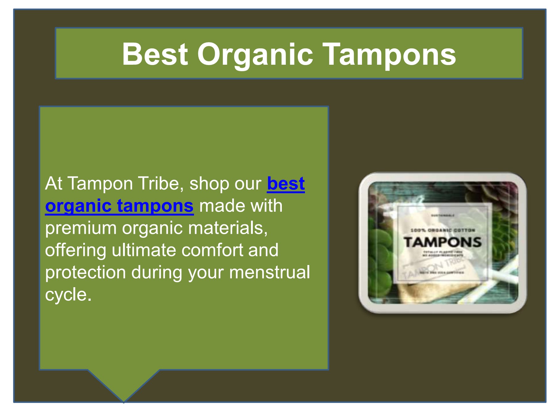 Best Organic Tampons Tampon Tribe Page 1 5 Flip PDF Online