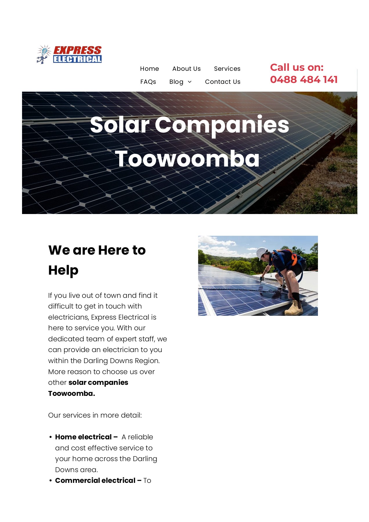 Solar Companies Toowoomba expresselectrical01 Page 1 4 Flip PDF