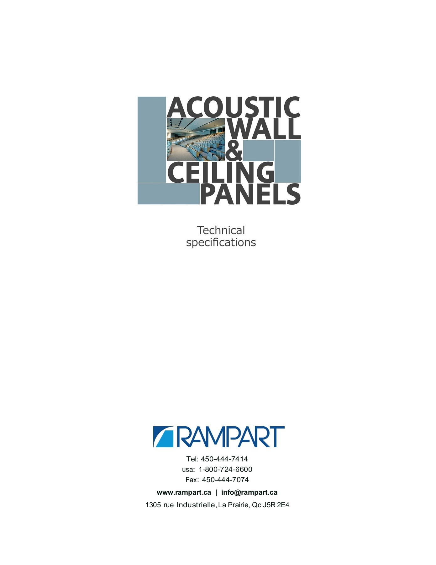 Acoustic Panels Specifications Rampart Rampart Publications Page 1