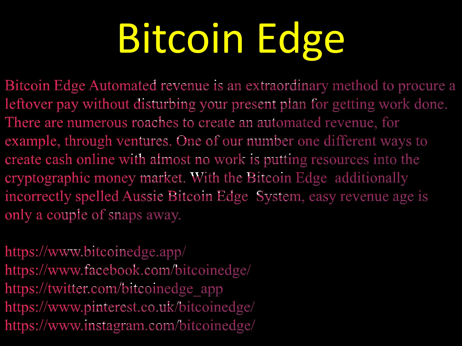 Bitcoin Edge Bitcoin Edge Page 1 5 Flip PDF Online PubHTML5