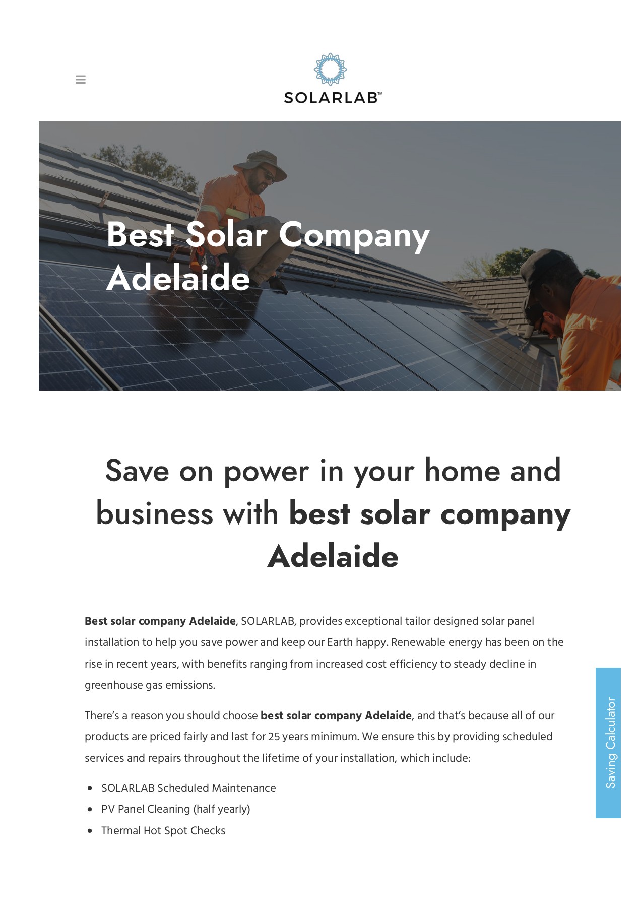 Best Solar Company Adelaide Solar Lab Page 1 5 Flip PDF Online
