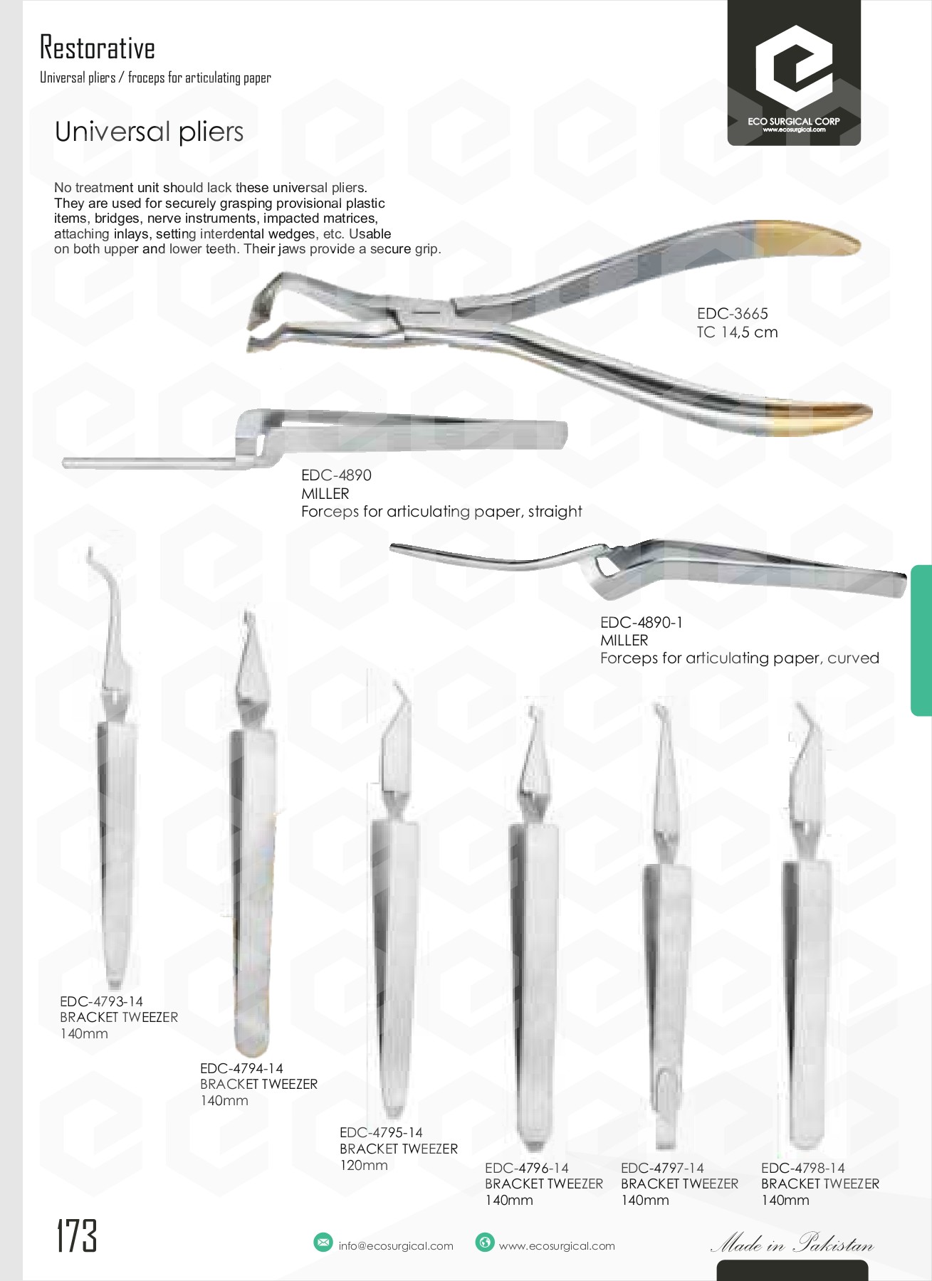 Eco Dental Instruments Catalogue - ECO Surgical Corp - Page 184 | Flip ...