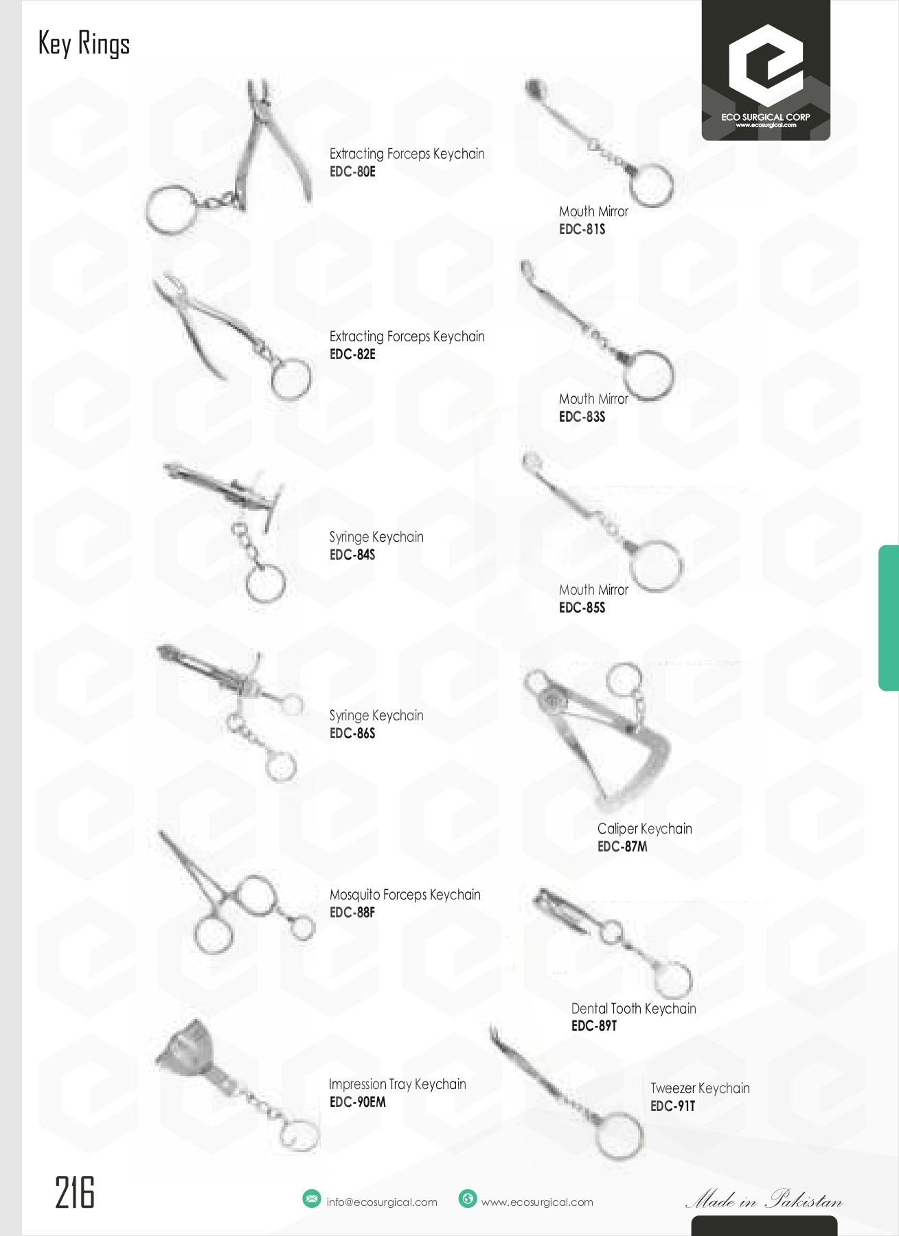 Eco Dental Instruments Catalogue ECO Surgical Corp Page 230 Flip