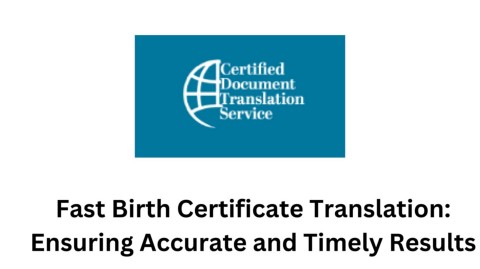 Fast Birth Certificate Translation: Ensuring Accurate and Timely Results