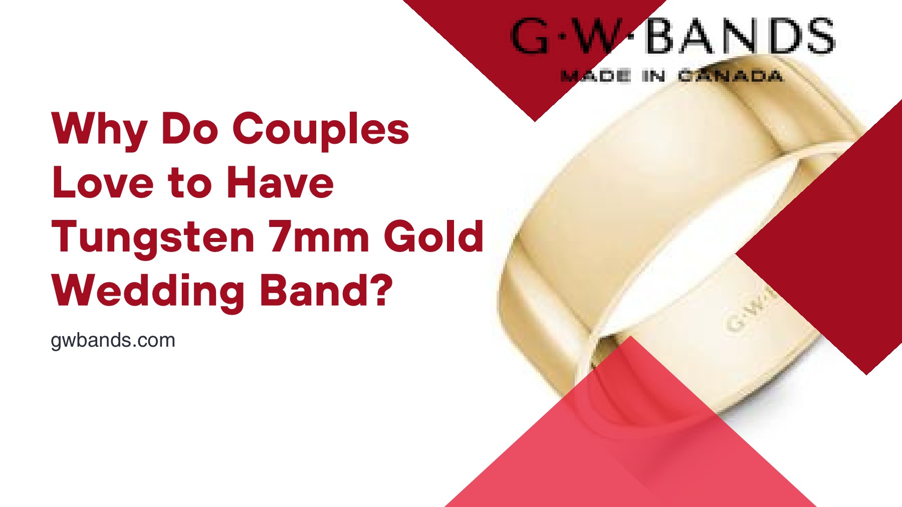 Why Do Couples Love to Have Tungsten 7mm Gold Wedding Band Donnell