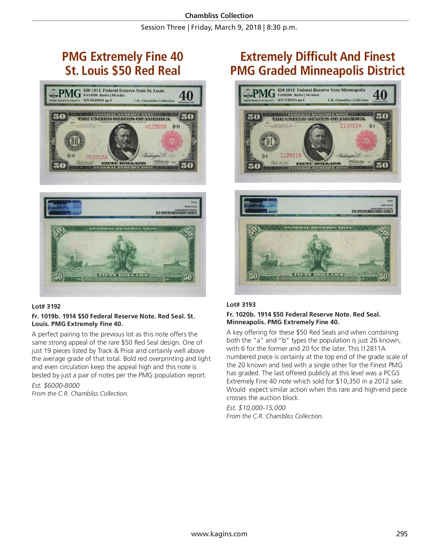 Kagins_Mar2018_ANA_NMS_Catalog Kagin's Page 313 Flip PDF Online