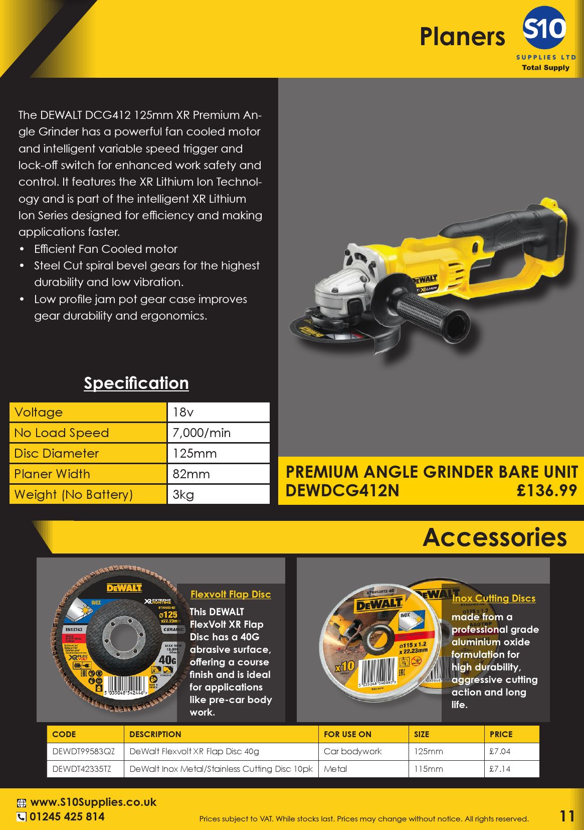 CatalogueDeWalt 2022 S10 Supplies Page 11 Flip PDF Online PubHTML5