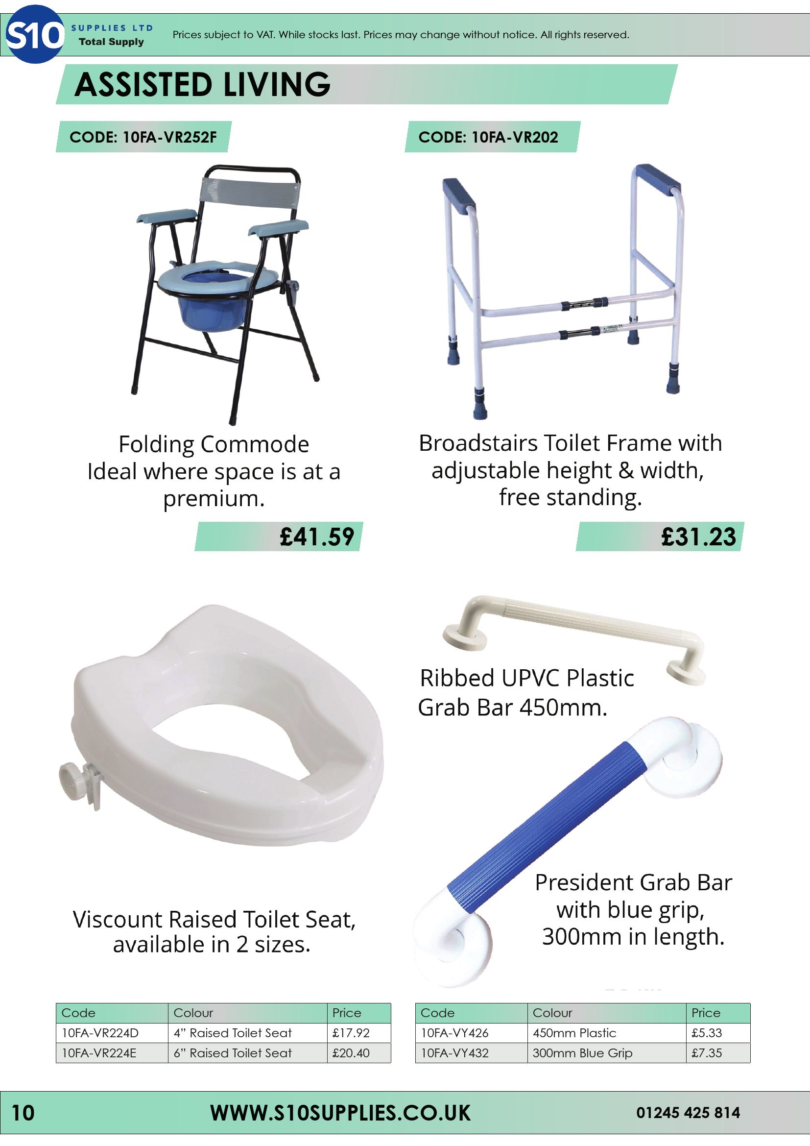 Catalogue Toilet Seat Catalogue 21/22 S10 Supplies Page 10 Flip