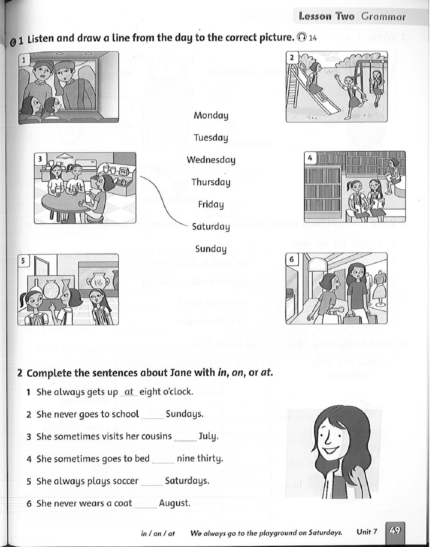 family and friends 5 workbook page 4