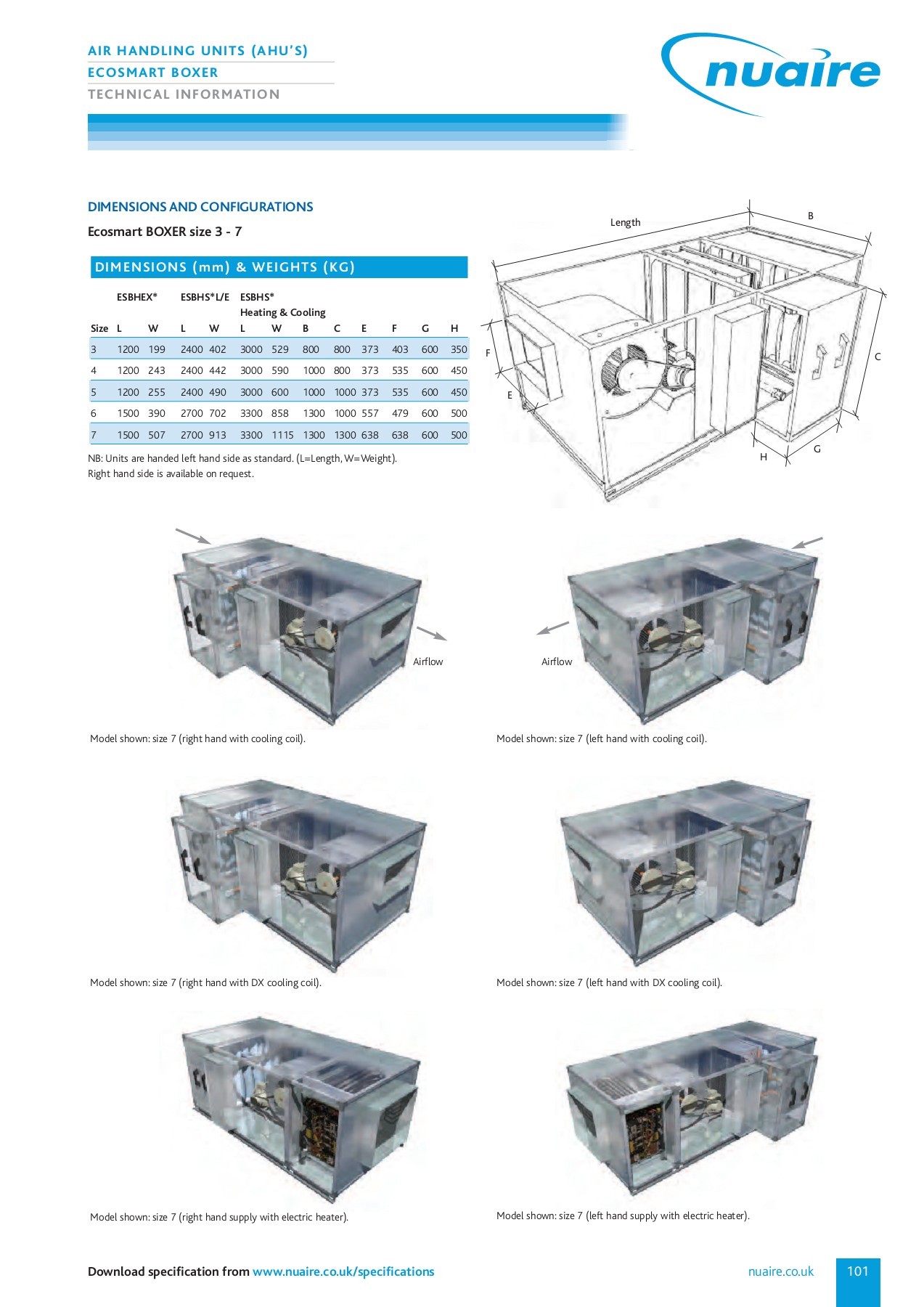Air Handlings Units Catalogue nuairedigitalmarketing Page 100