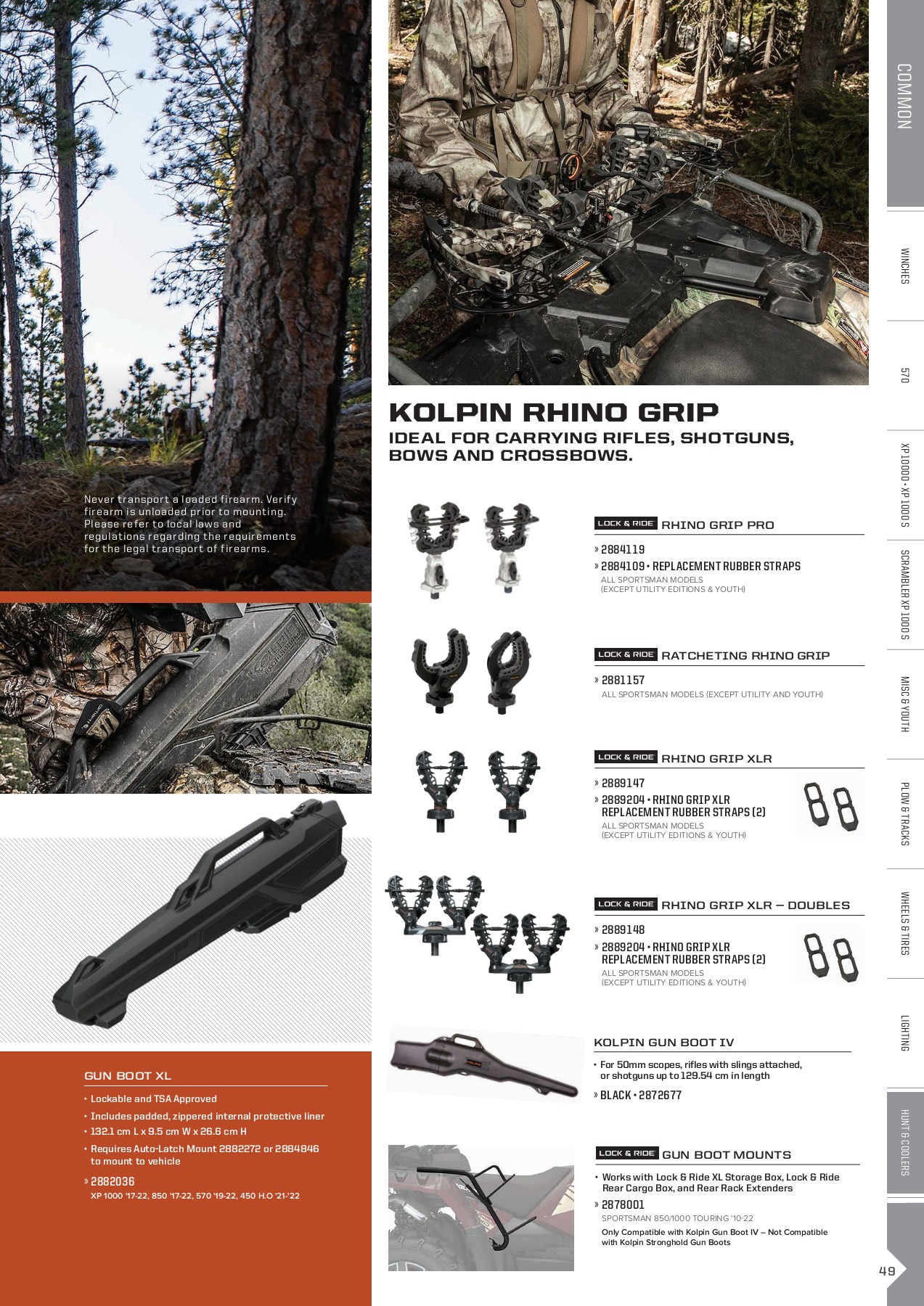 MY22SportsmanPGACatalogEMEALR Polaris Scandinavia Page 51