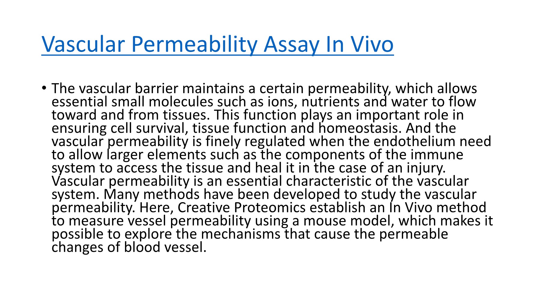 Vascular Permeability Assay In Vivo sabrina run Page 1 3 Flip