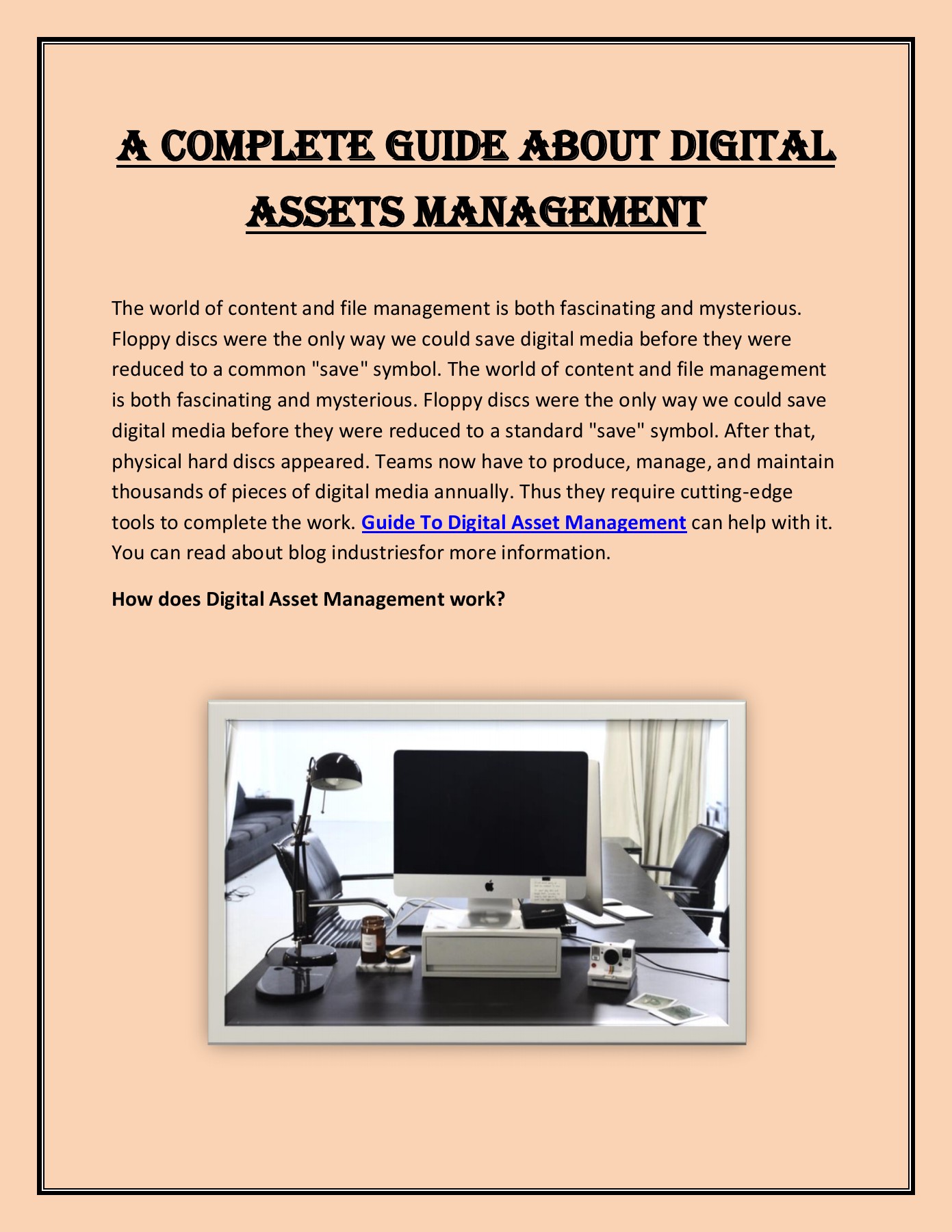 A Complete Guide about Digital Assets Management Hugo Tips Page 1