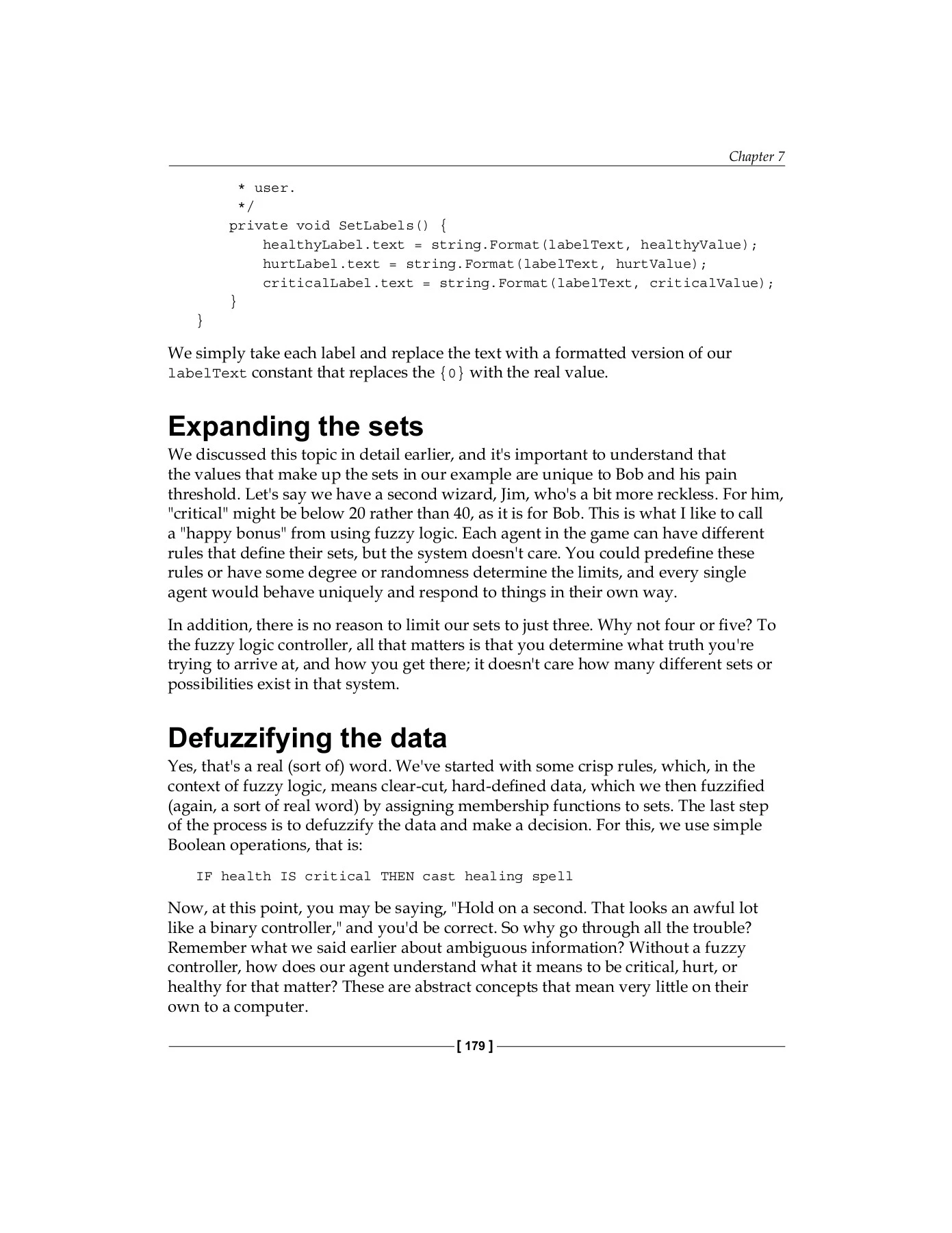 Unity AI Game Programming - Second Edition - workrintwo - Page 200 ...