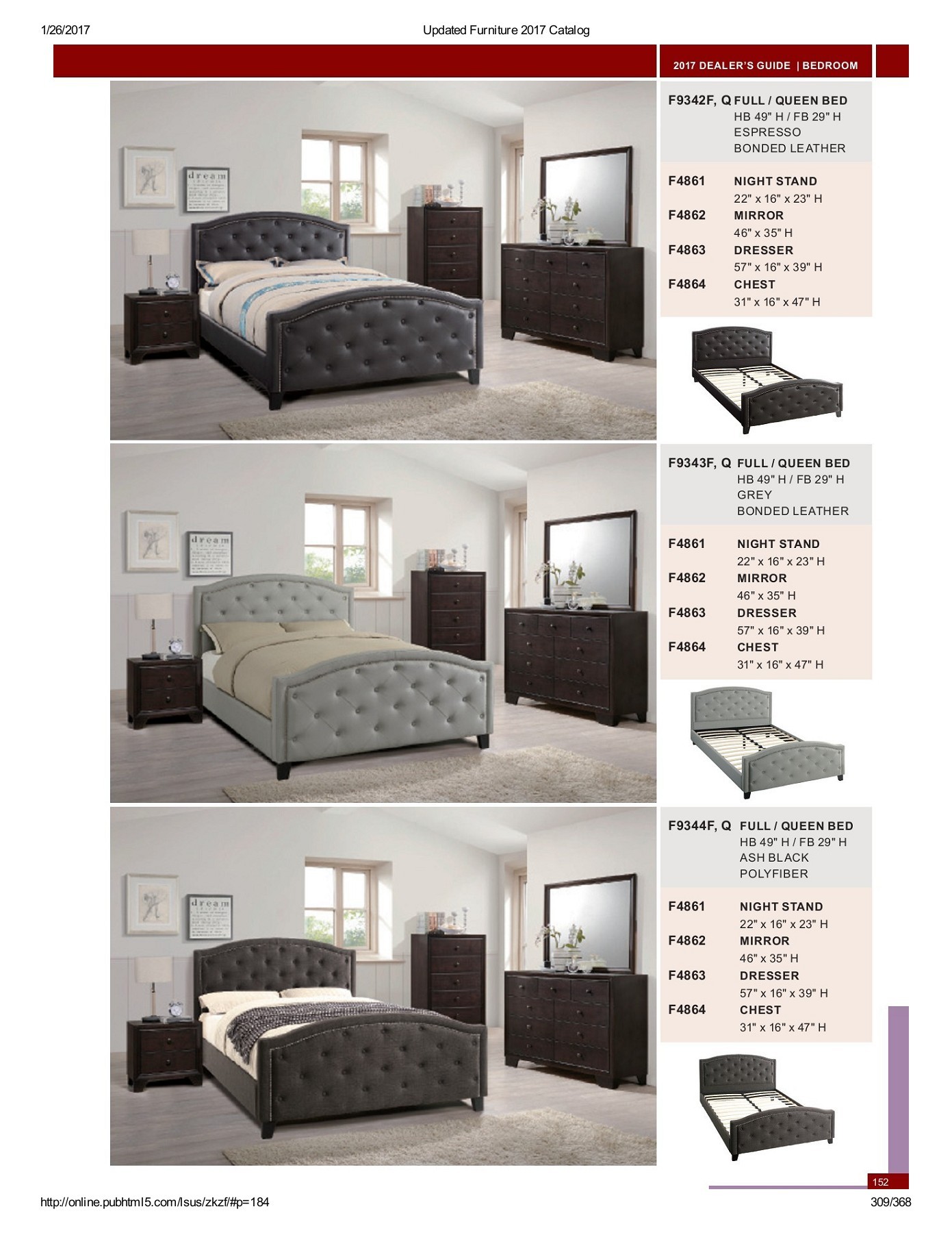 Updated Furniture 2017 Catalog g Mueblesmodernos2017 Page 309