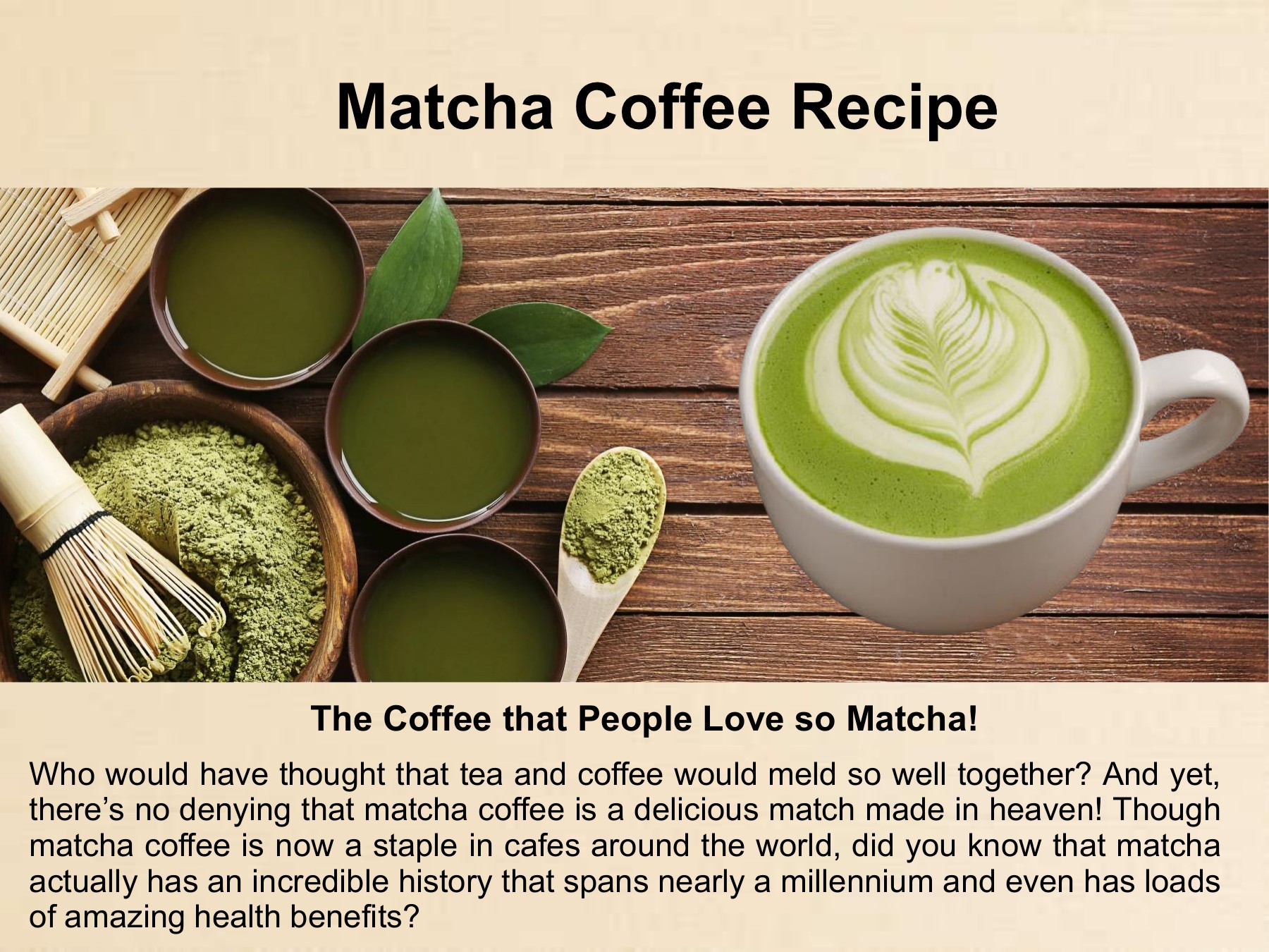 Matcha Coffee Recipeconverted EspressoWorks Page 1 8 Flip PDF