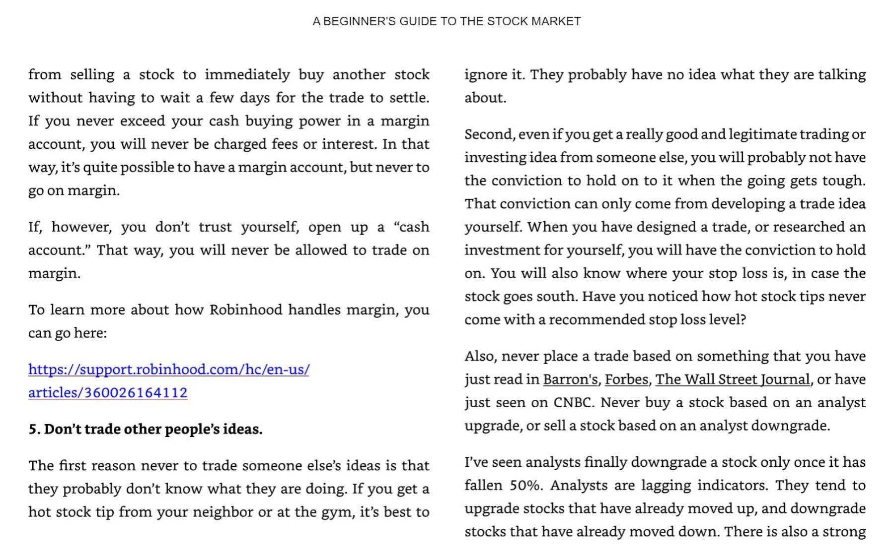 Matthew R. Kratter - A Beginner's Guide to the Stock Market ...