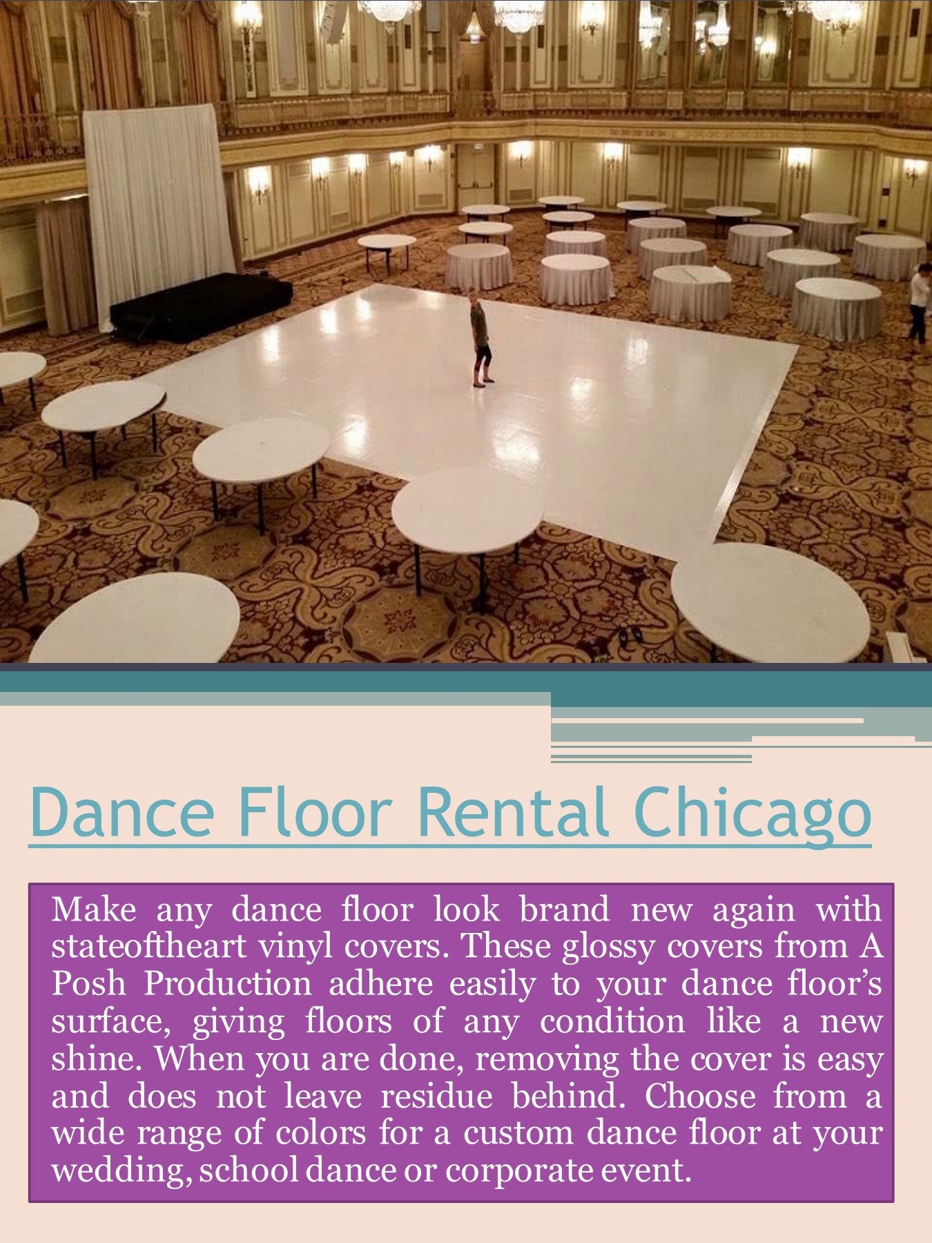 Portable Dance Floor Rental chicago wedding lighting Page 1 10