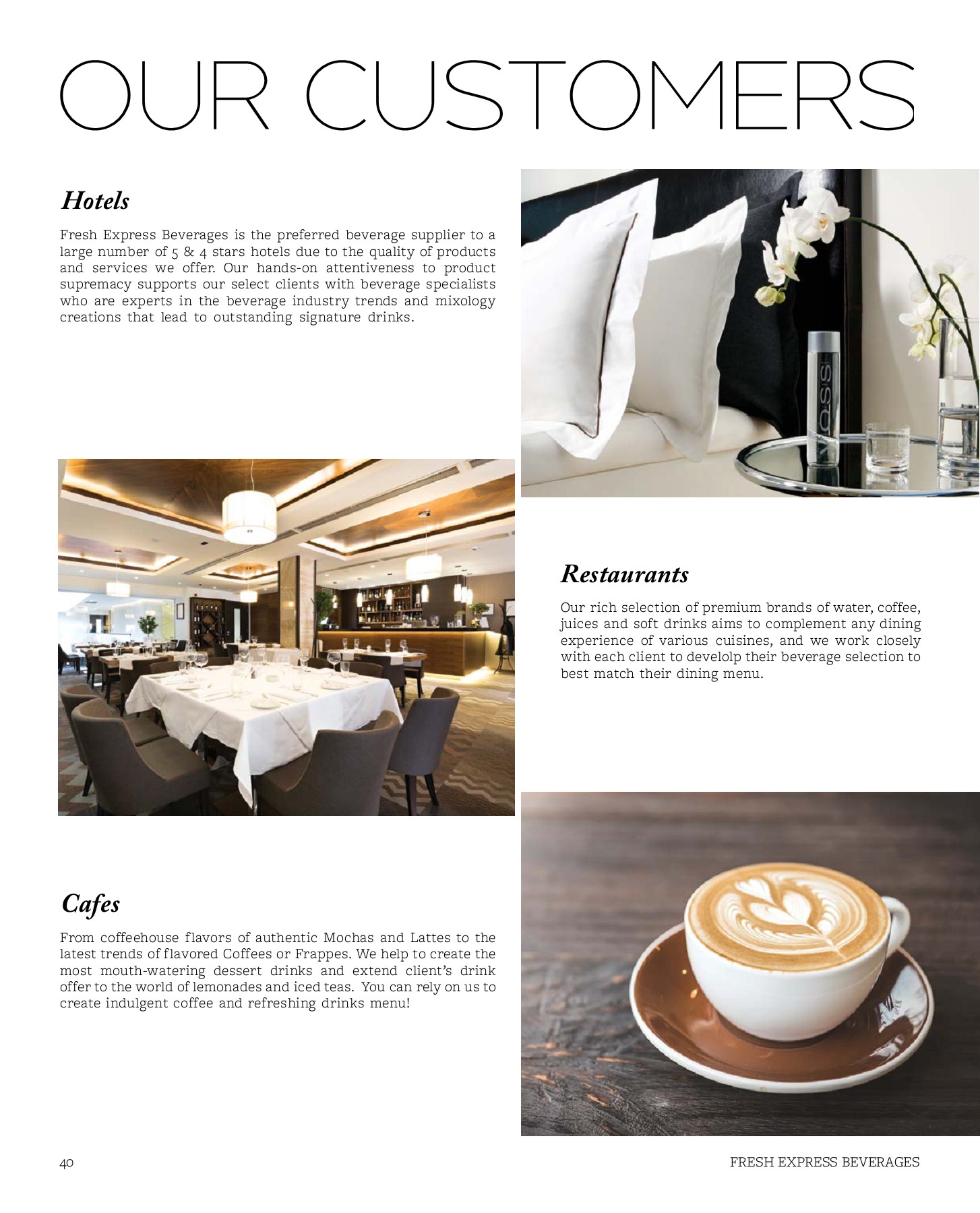 Fresh Express Beverage Catalogue 2019 Page