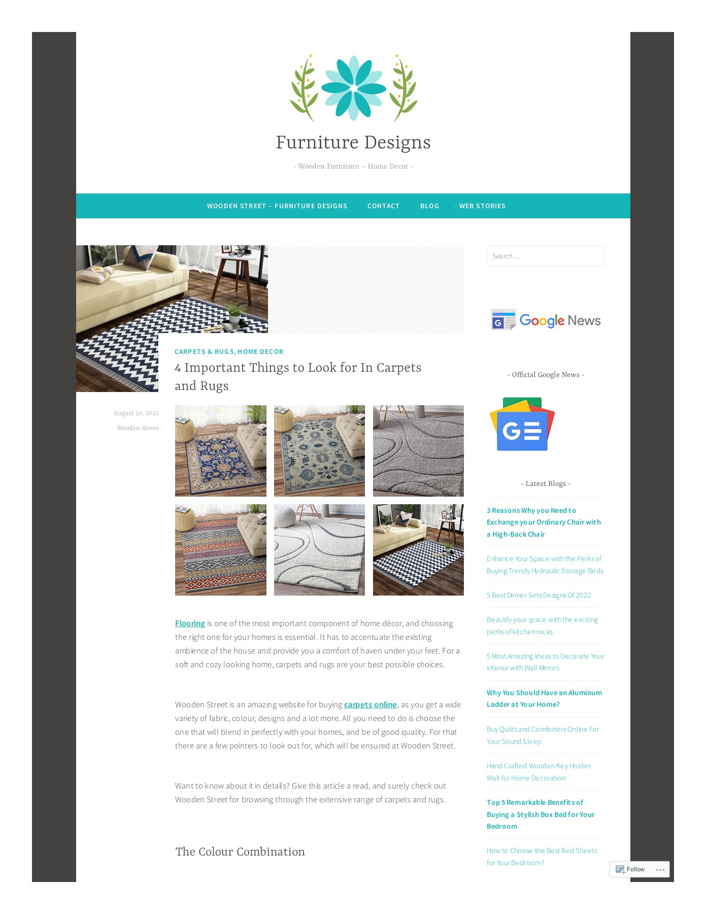 4 Important Things to Look for In Carpets and Rugs Himanshu agnihotri