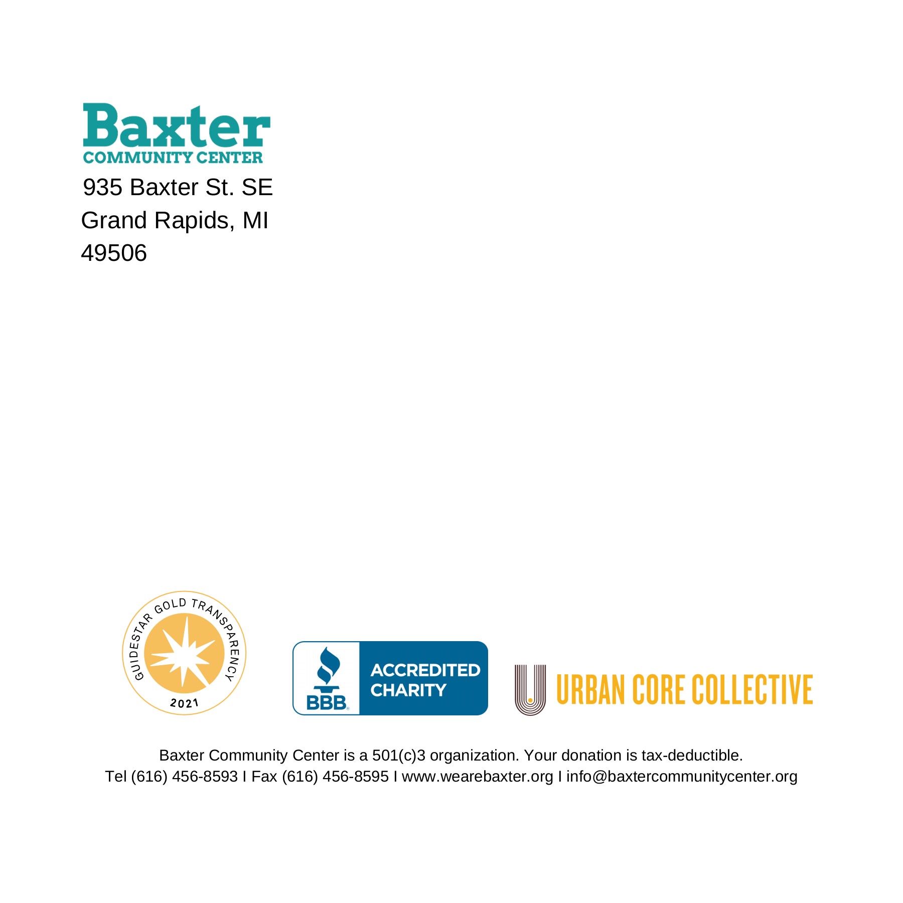 2020 Annual Report Baxter Community Center admin Page 8 Flip