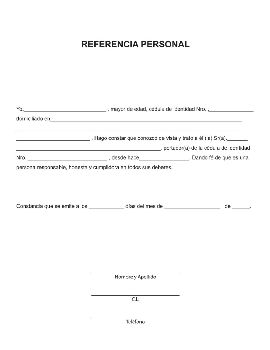 REFERENCIA PERSONAL